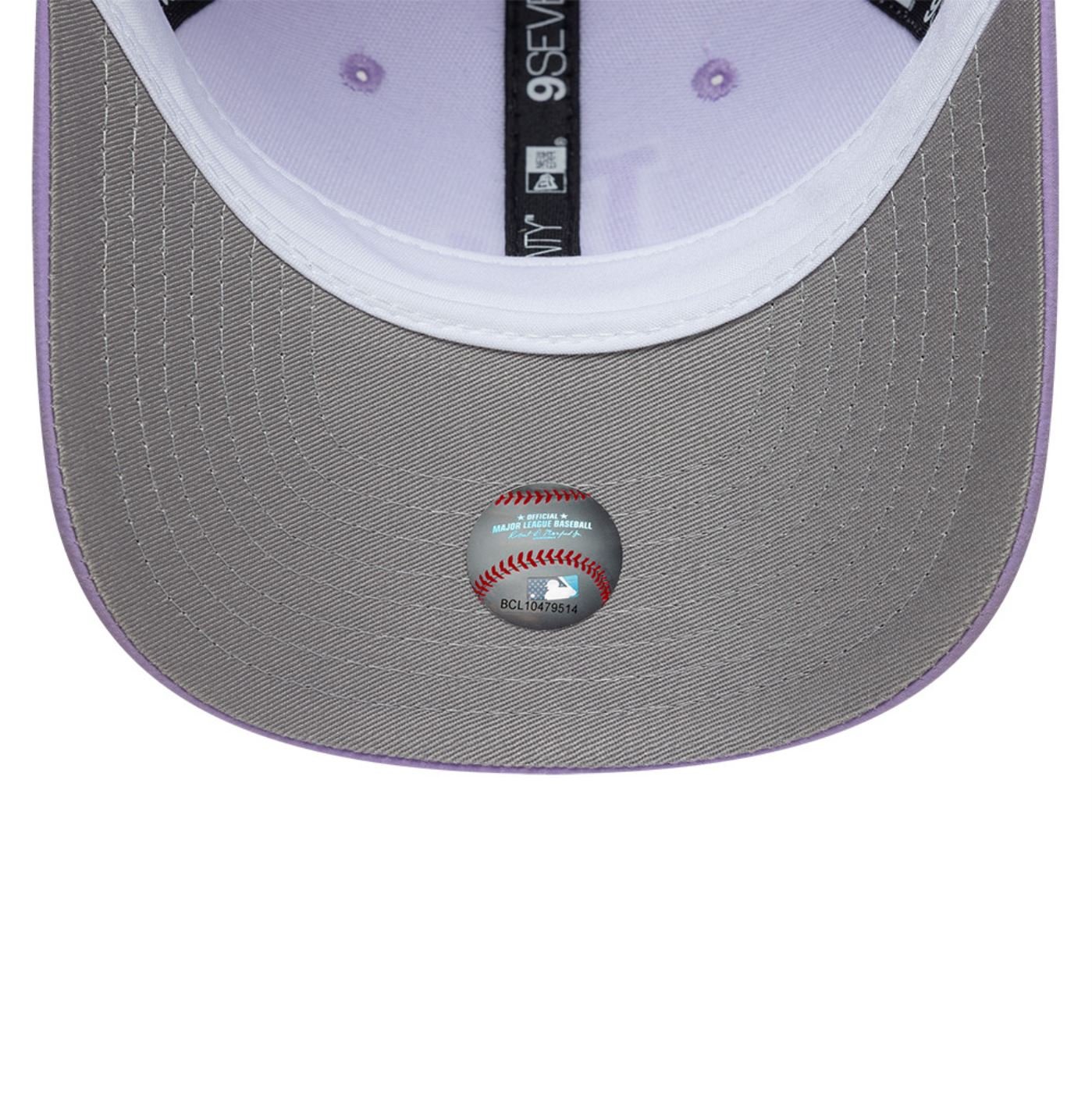 Bone New Era 9SEVENTY Los Angeles Dodgers MLB Roxo Roxo 7