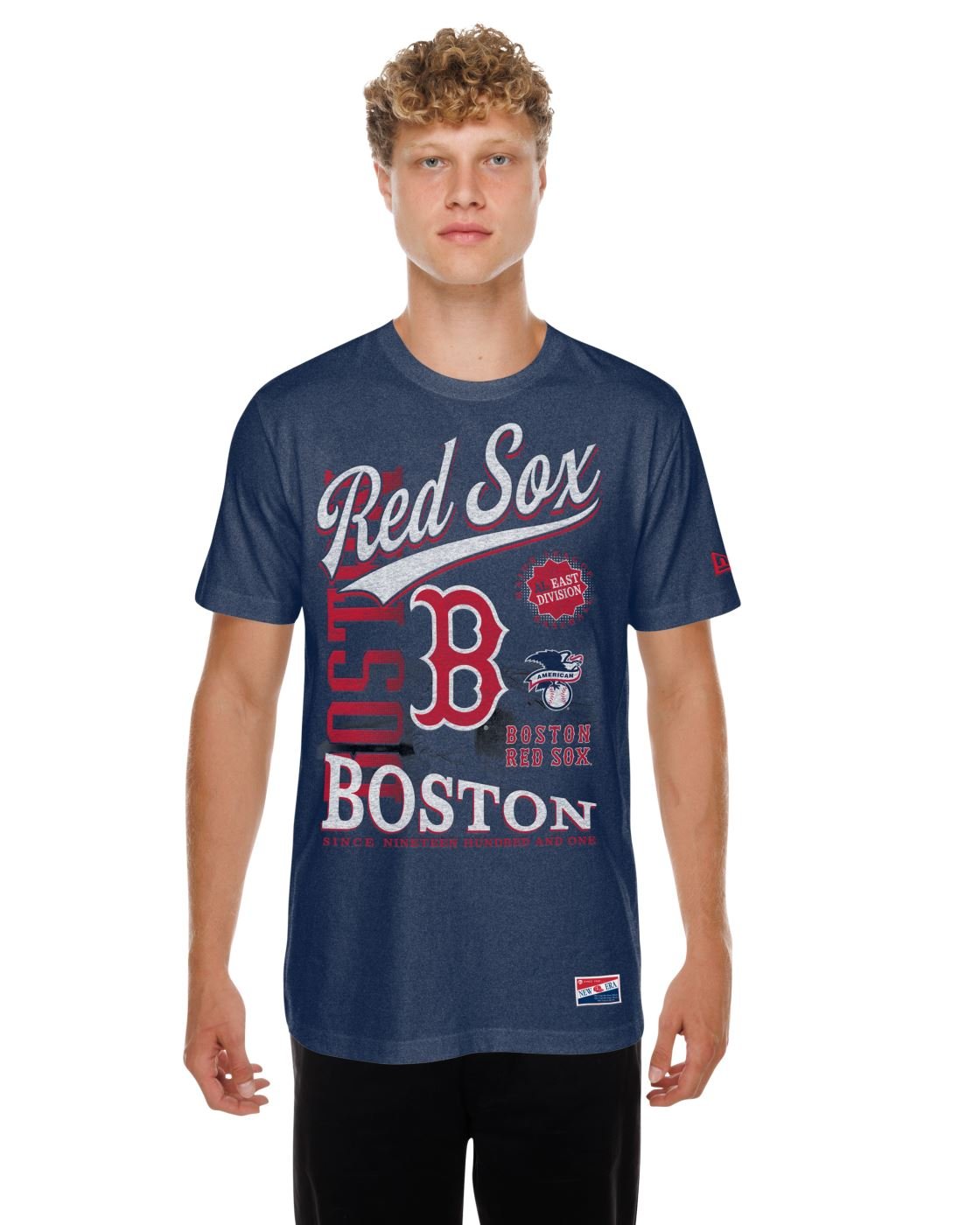 Camiseta New Era Regular Boston Red Sox MLB Marinho Azul Marinho 2