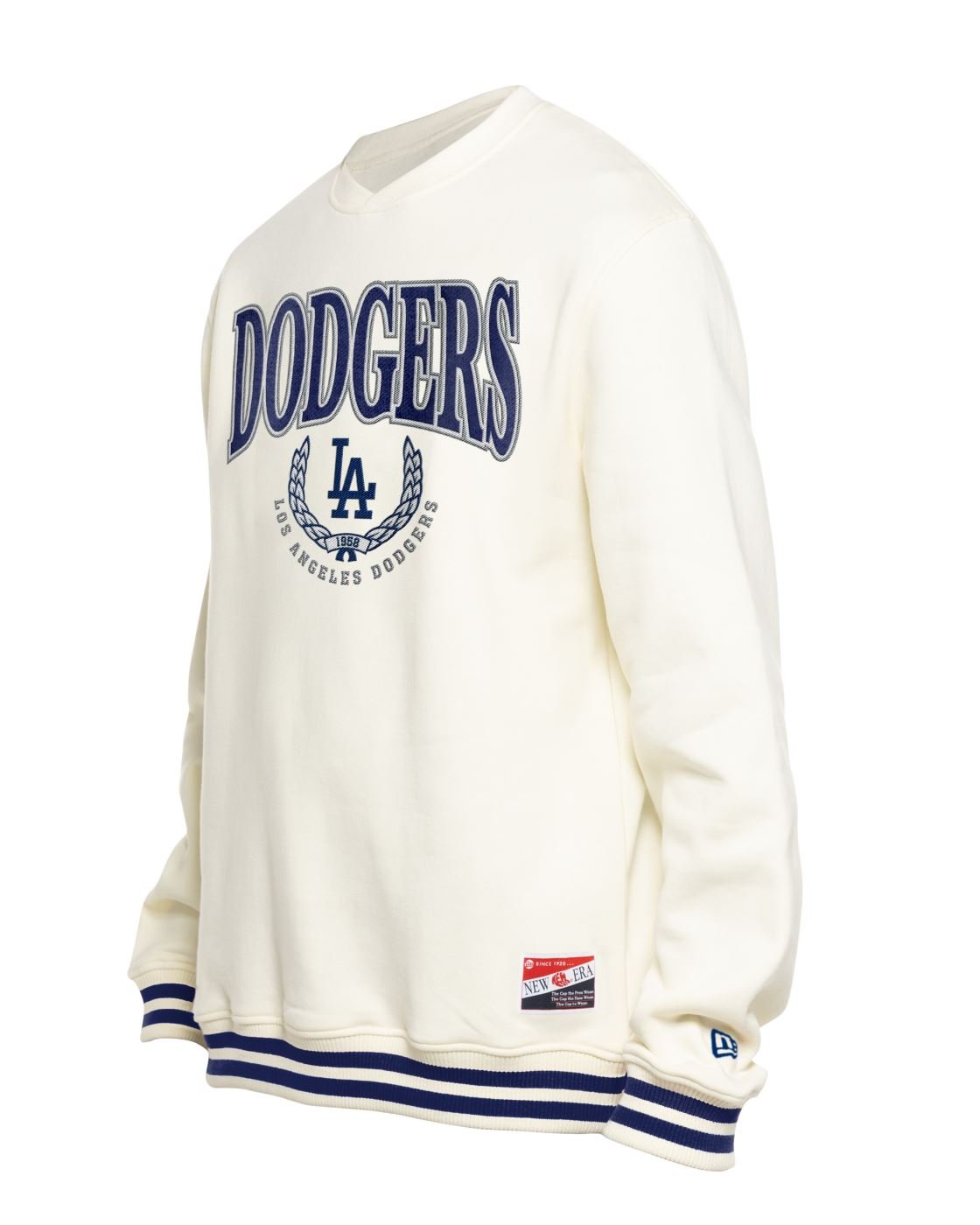 Moletom New Era Careca Los Angeles Dodgers MLB Off White