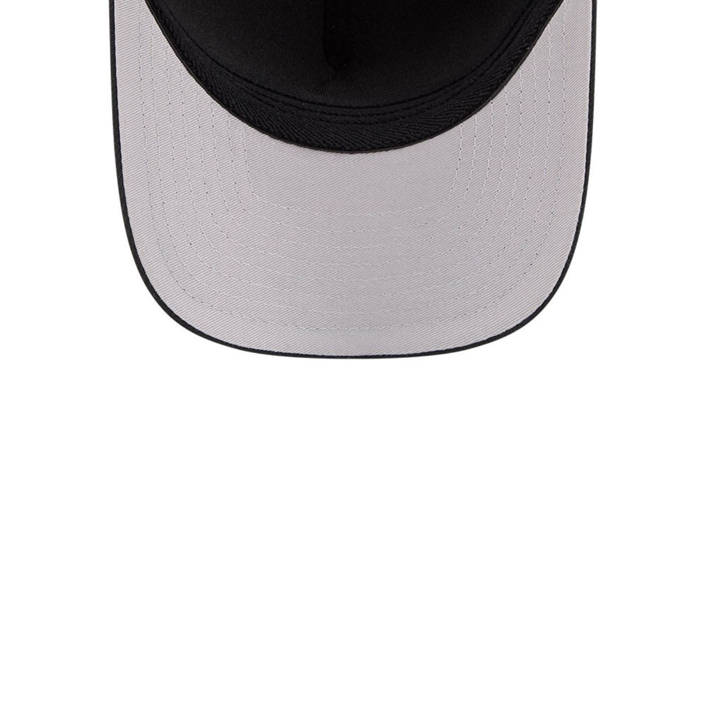 Bone New Era 39THIRTY M-Crown A-Frame Los Angeles Dodgers MLB Preto Preto 7