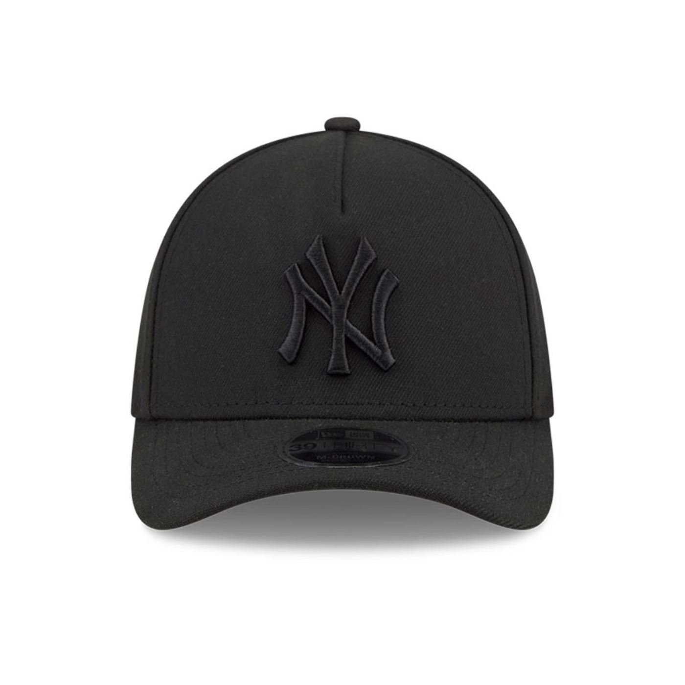 Bone New Era 39THIRTY M-Crown A-Frame New York Yankees MLB Preto Preto 2