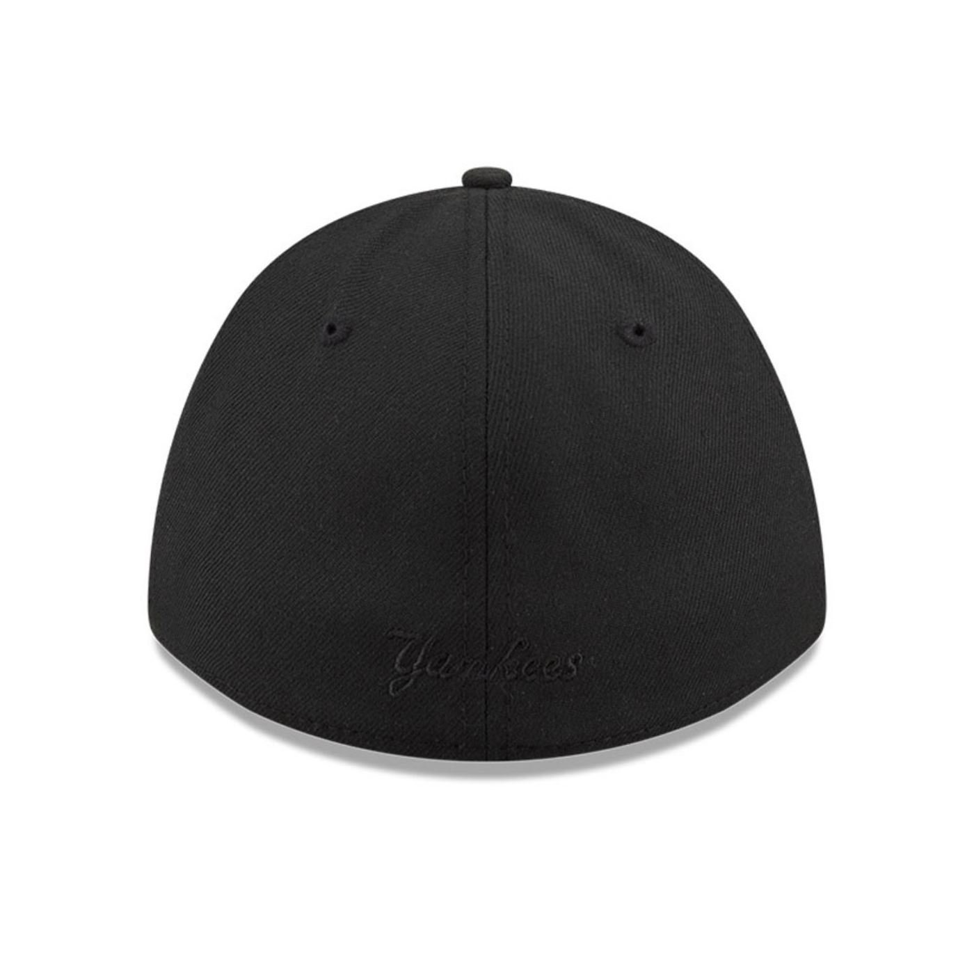 Bone New Era 39THIRTY M-Crown A-Frame New York Yankees MLB Preto Preto 4