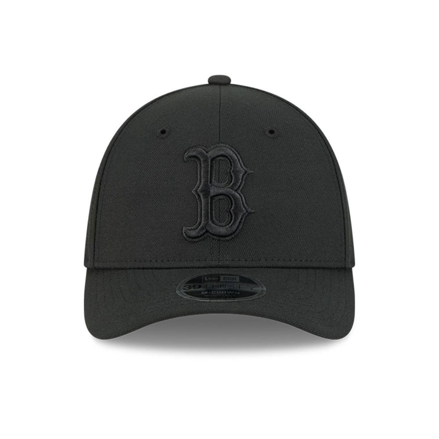 Bone New Era 39THIRTY M-Crown Boston Red Sox MLB Preto Preto 2