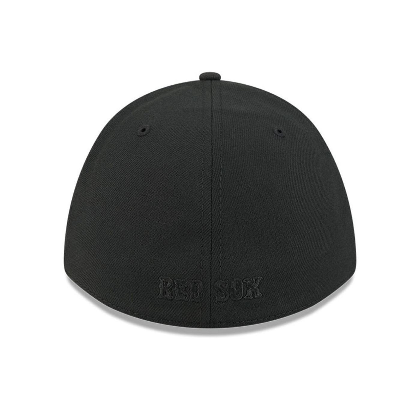 Bone New Era 39THIRTY M-Crown Boston Red Sox MLB Preto Preto 4