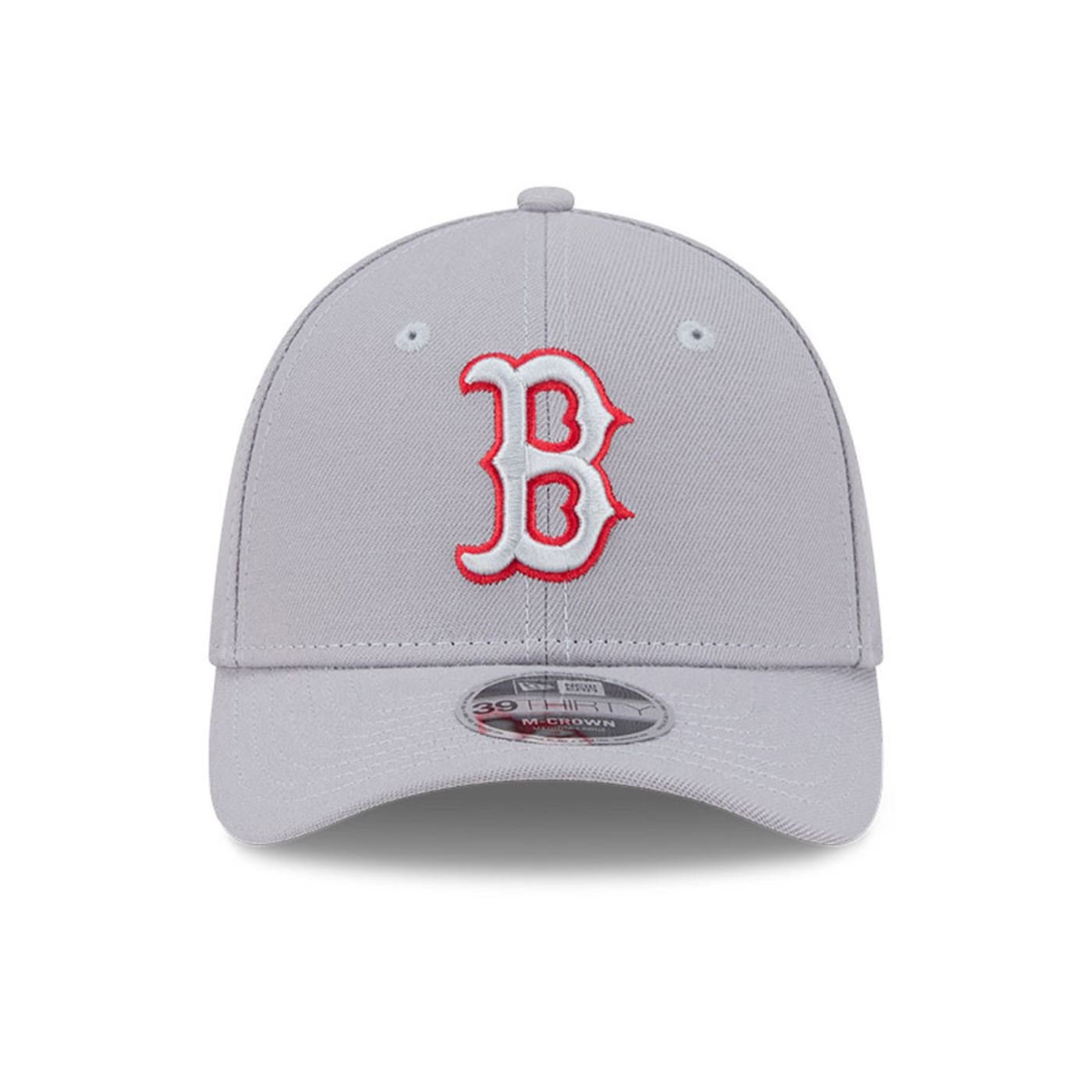 Bone New Era 39THIRTY M-Crown Boston Red Sox MLB Cinza Cinza 2