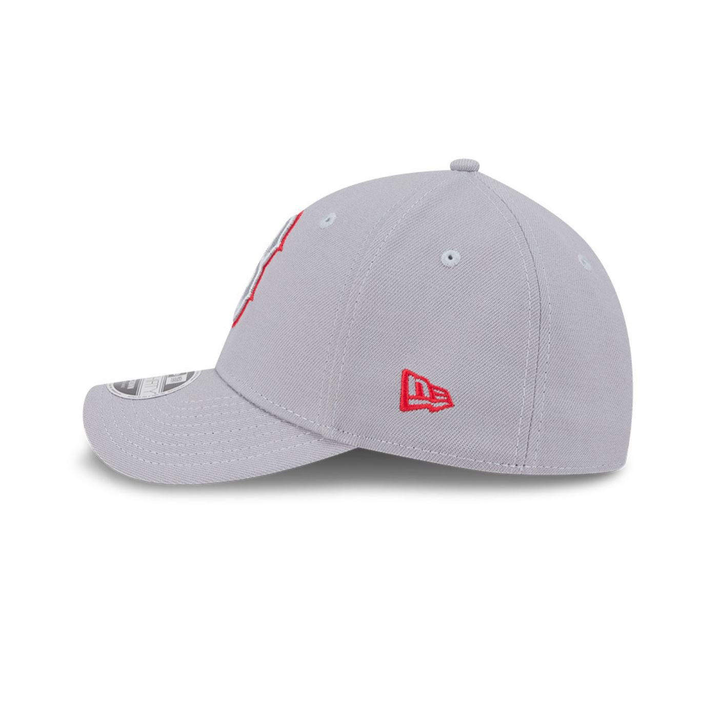 Bone New Era 39THIRTY M-Crown Boston Red Sox MLB Cinza Cinza 5