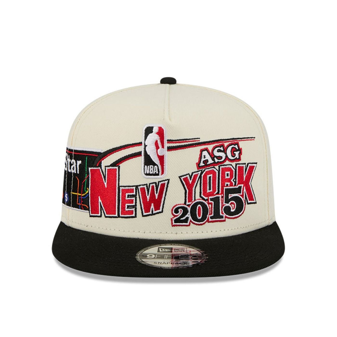 Bone New Era New Era 9FIFTY A-Frame Brooklyn Nets NBA All-Star Game Hardwood Classic Off White 2
