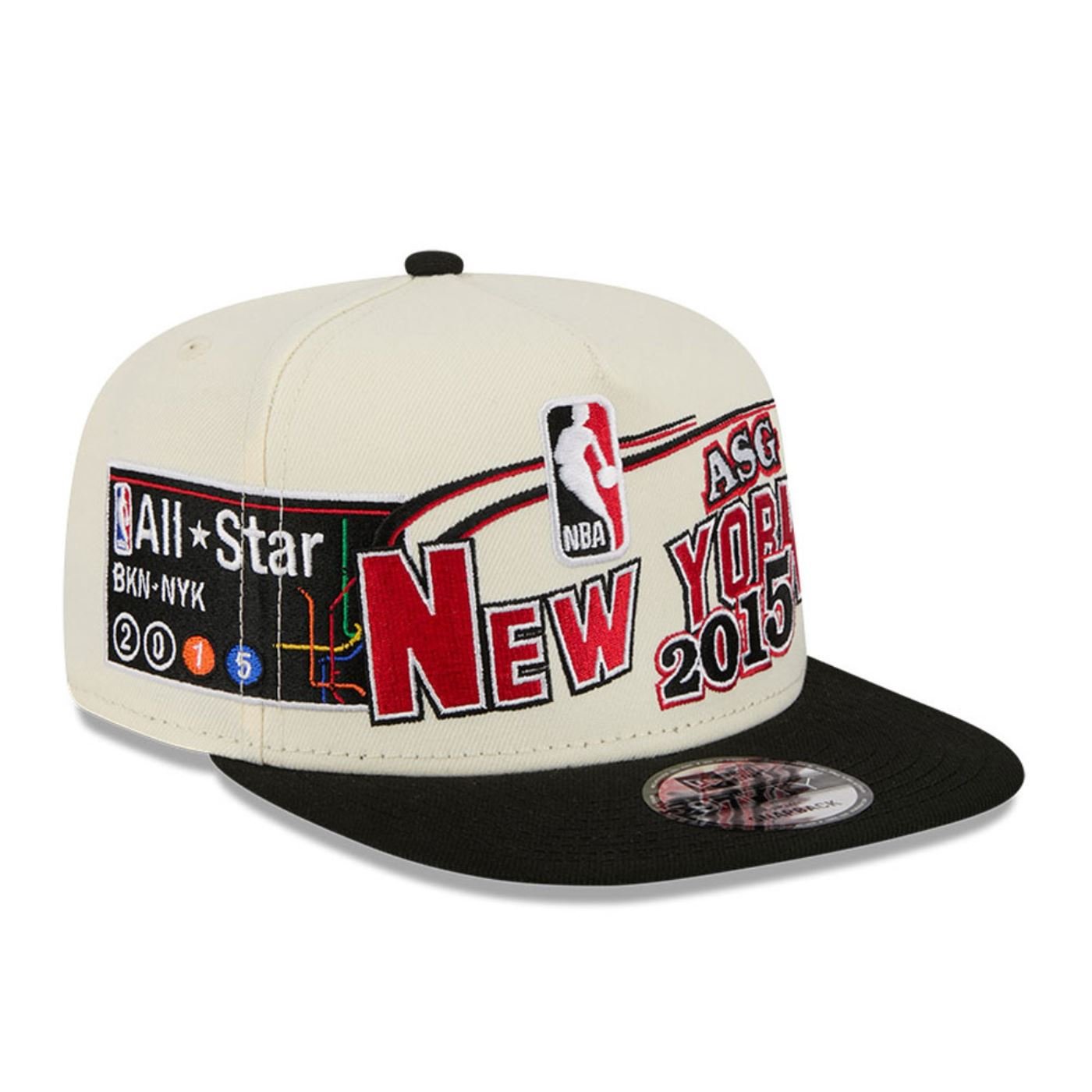 Bone New Era New Era 9FIFTY A-Frame Brooklyn Nets NBA All-Star Game Hardwood Classic Off White 3