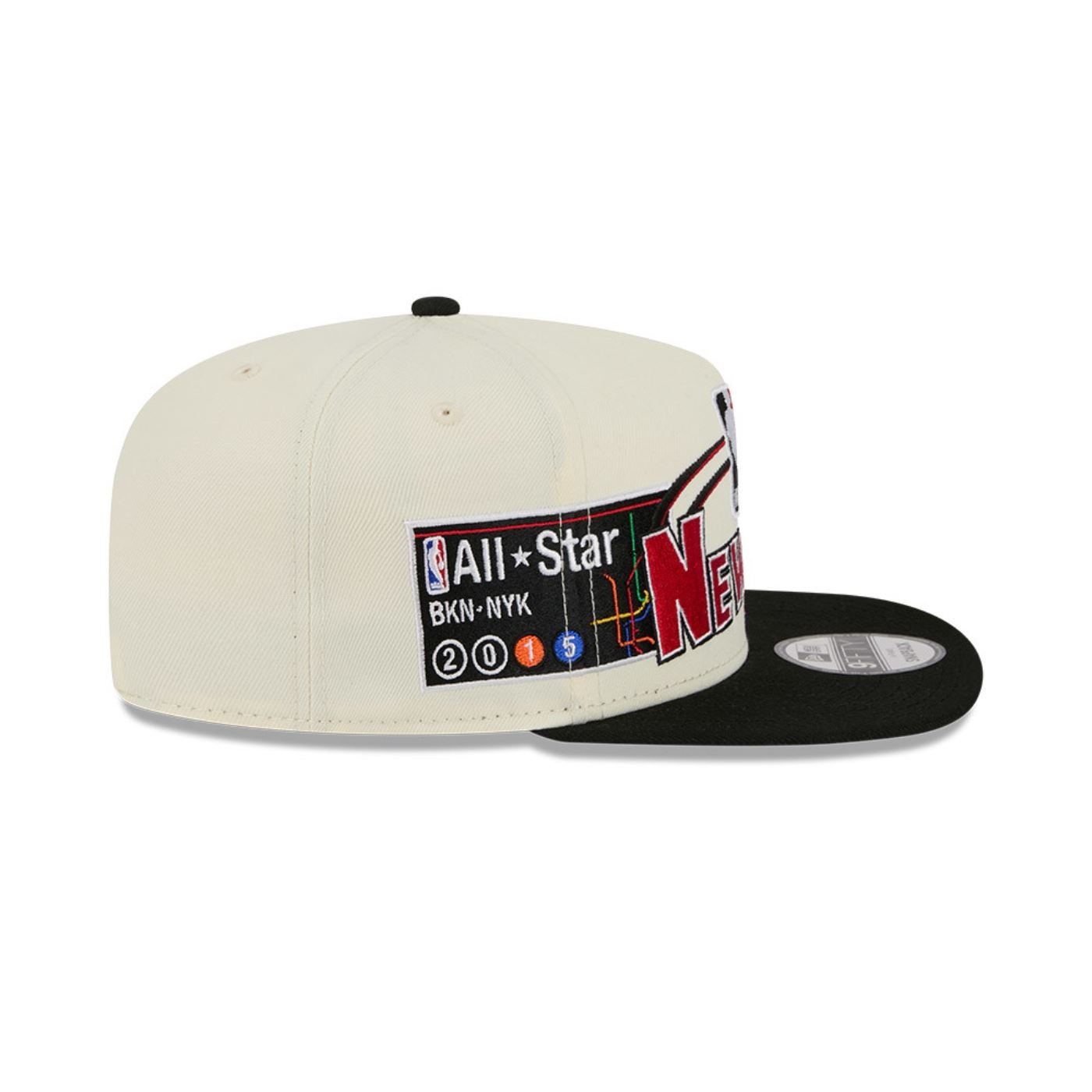 Bone New Era New Era 9FIFTY A-Frame Brooklyn Nets NBA All-Star Game Hardwood Classic Off White 6