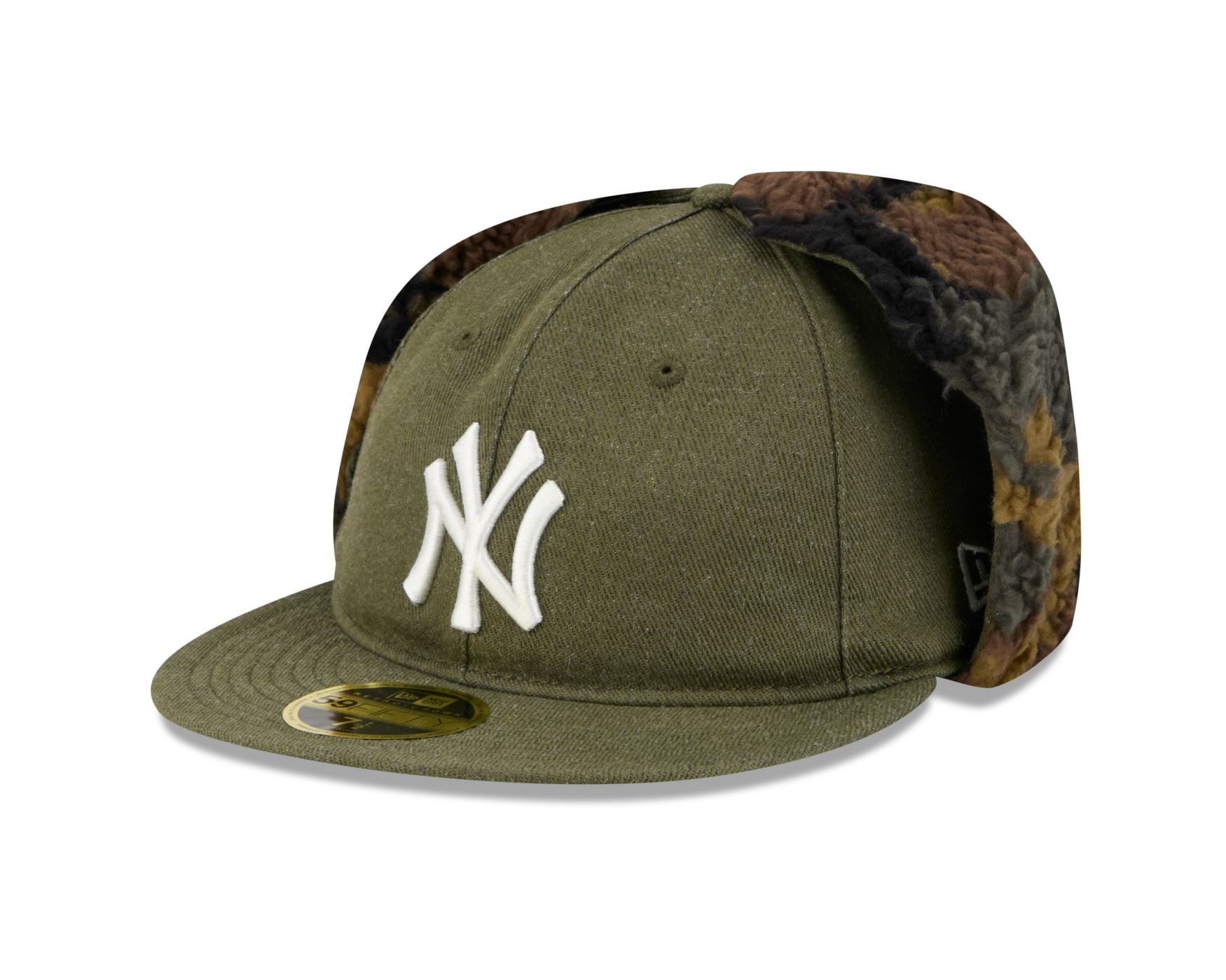Bone New Era 59FIFTY RETRO CROWN New York Yankees MLB Verde