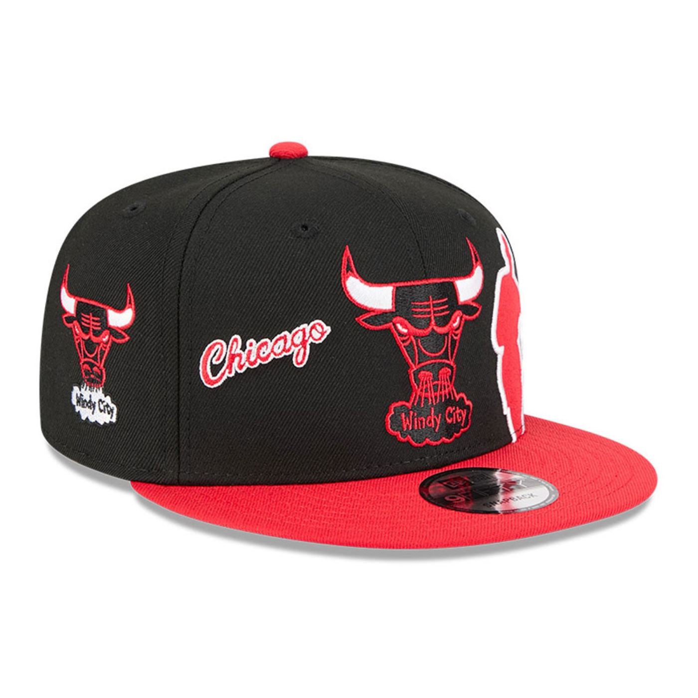 Bone New Era 9FIFTY Chicago Bulls NBA All-Star Game Hardwood Classic Preto 3