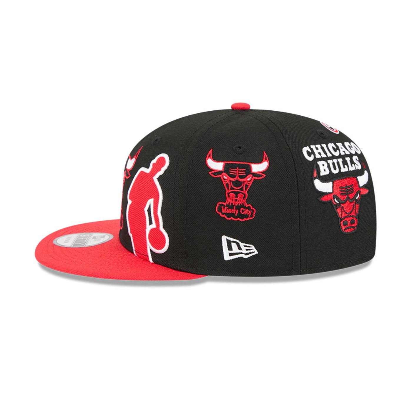 Bone New Era 9FIFTY Chicago Bulls NBA All-Star Game Hardwood Classic Preto 5
