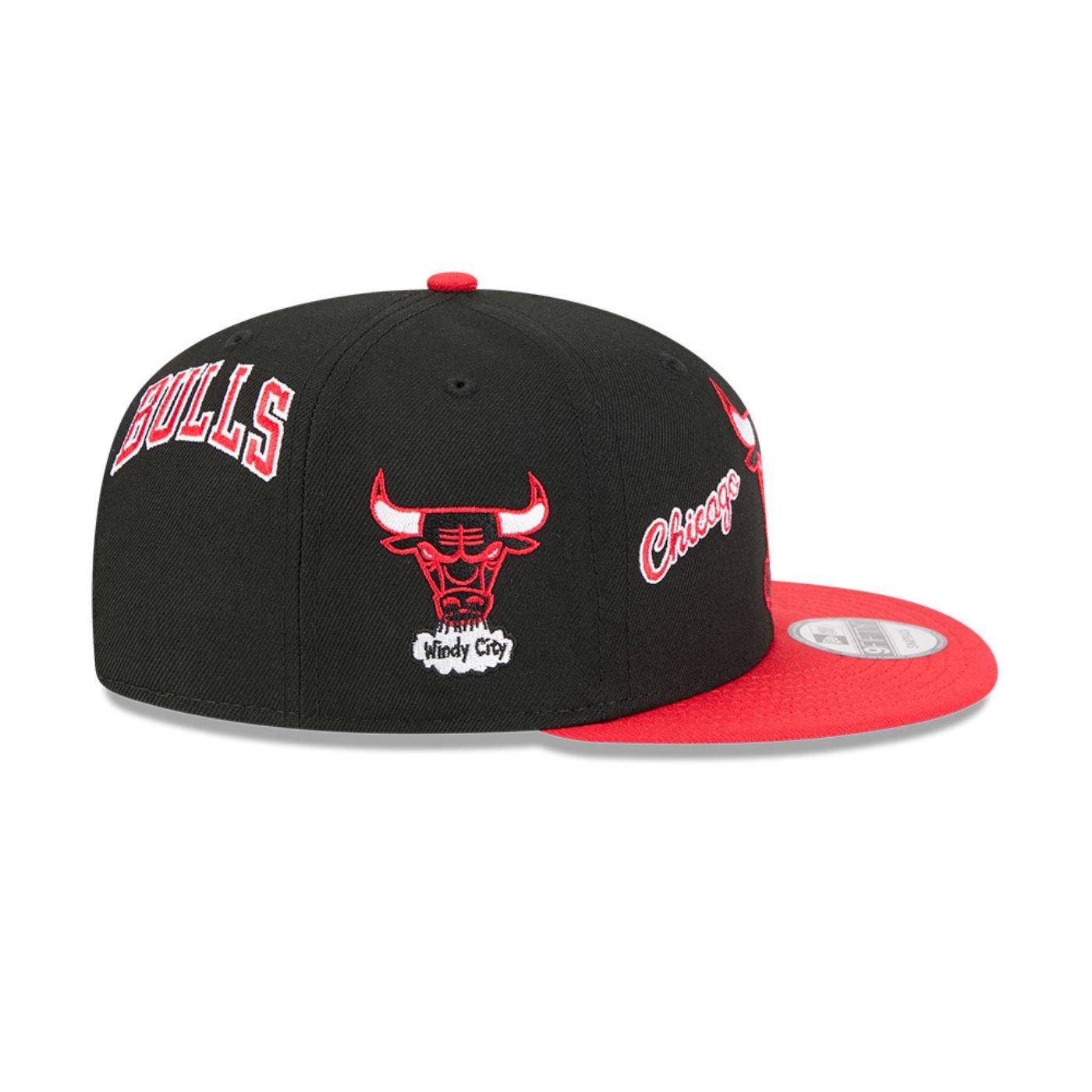 Bone New Era 9FIFTY Chicago Bulls NBA All-Star Game Hardwood Classic Preto 6