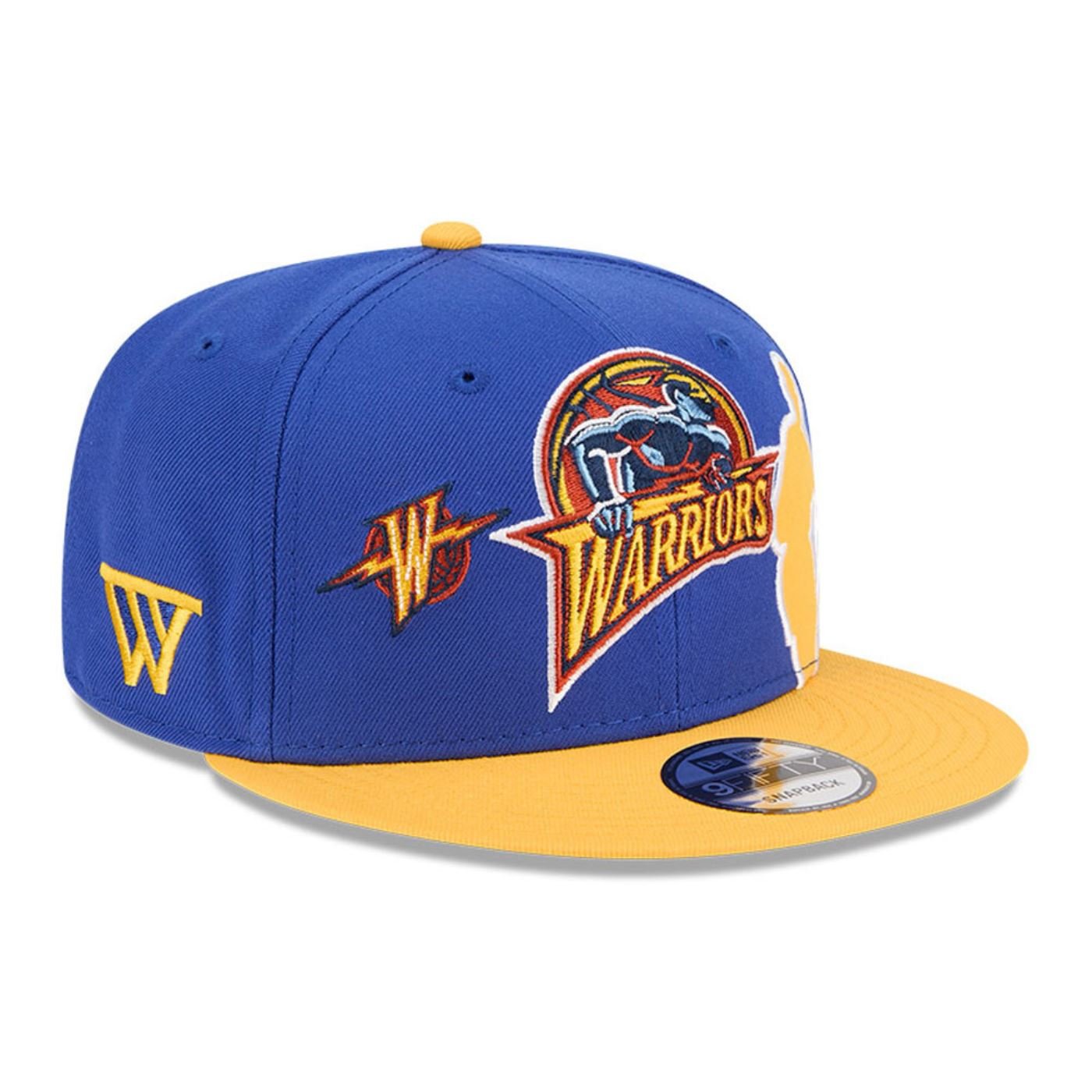 Bone New Era 9FIFTY Golden State Warriors NBA All-Star Game Hardwood Classic Azul 3