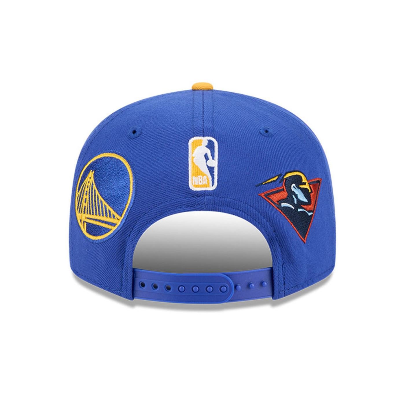 Bone New Era 9FIFTY Golden State Warriors NBA All-Star Game Hardwood Classic Azul 4
