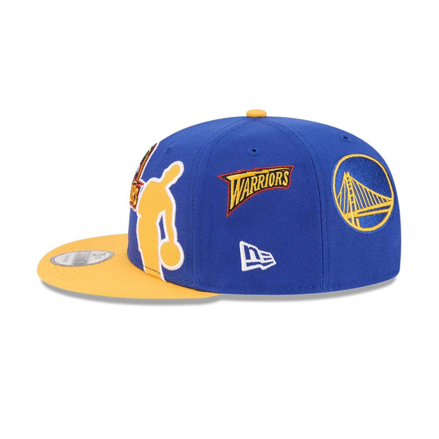 Bone New Era 9FIFTY Golden State Warriors NBA All-Star Game Hardwood Classic Azul 5