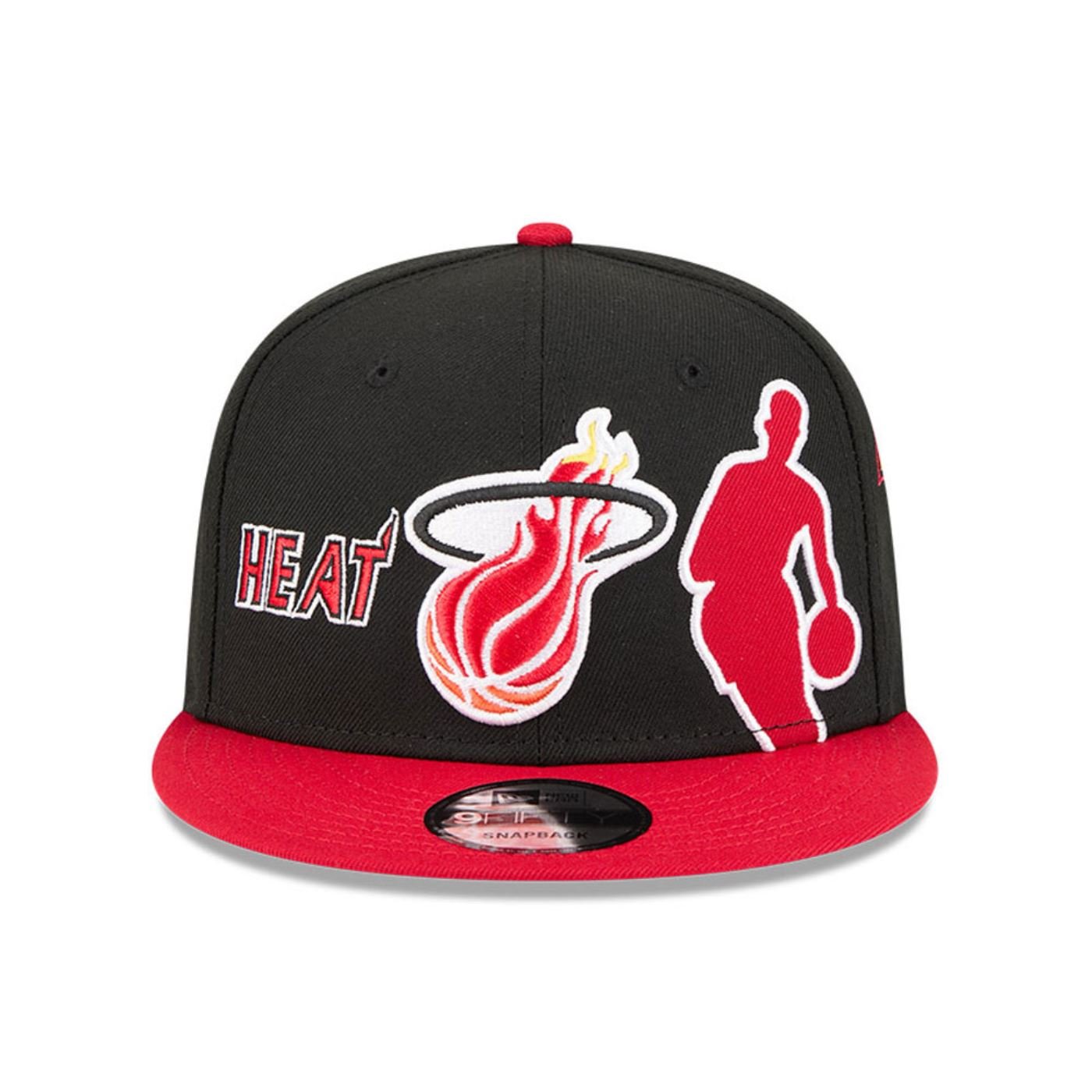 Bone New Era 9FIFTY Miami Heat NBA All-Star Game Hardwood Classic Preto 2