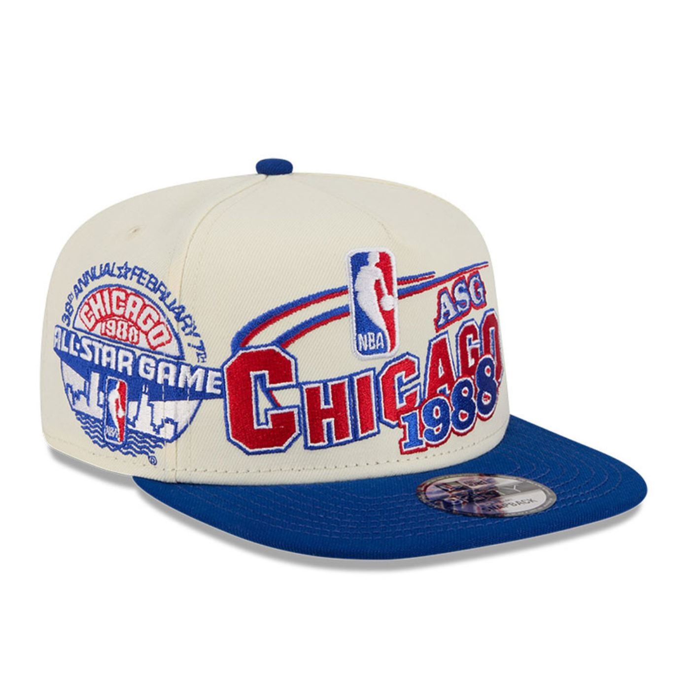 Bone New Era New Era 9FIFTY A-Frame Chicago Bulls NBA All-Star Game Hardwood Classic Off White 2