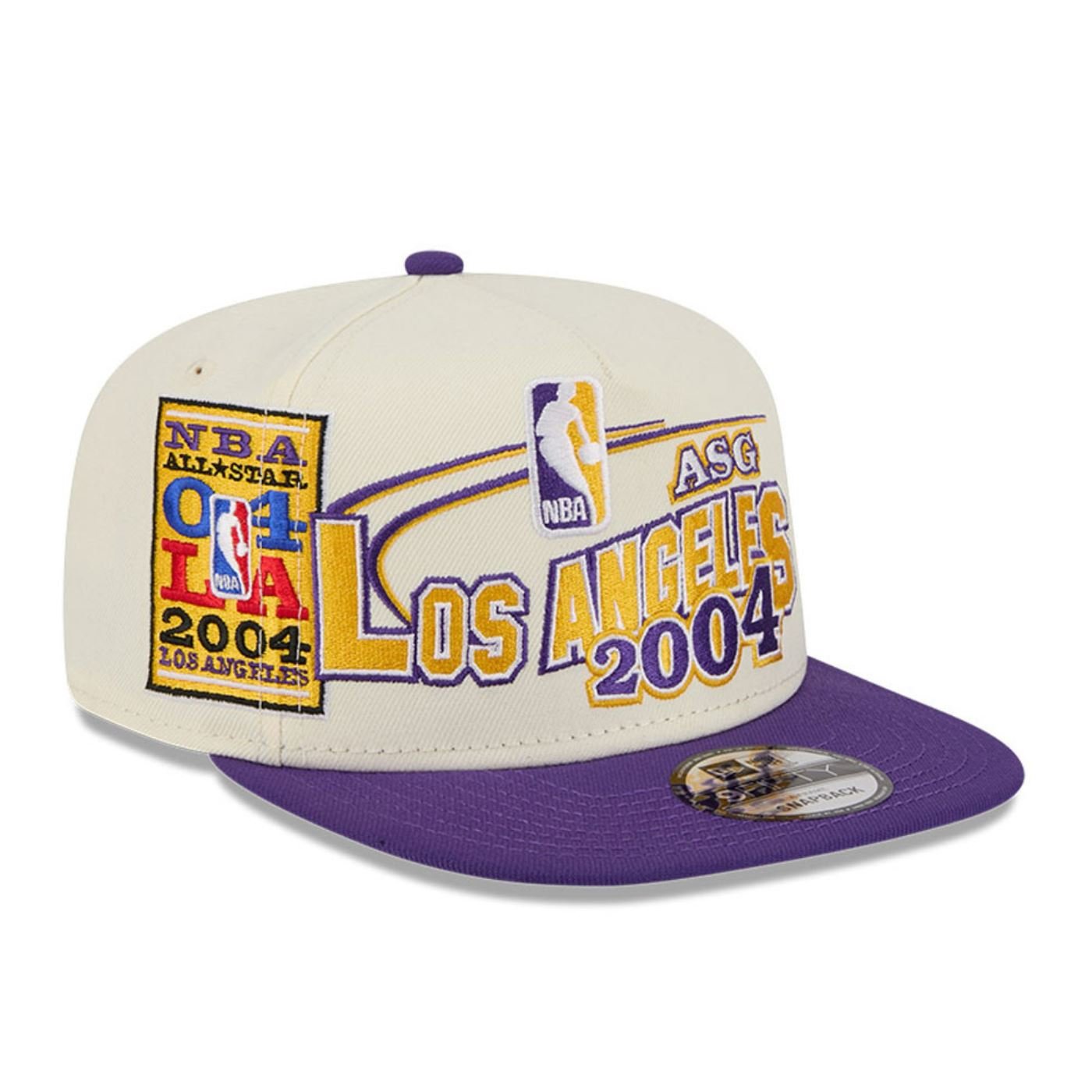 Bone New Era New Era 9FIFTY A-Frame Los Angeles Lakers NBA All-Star Game Hardwood Classic Off White 3