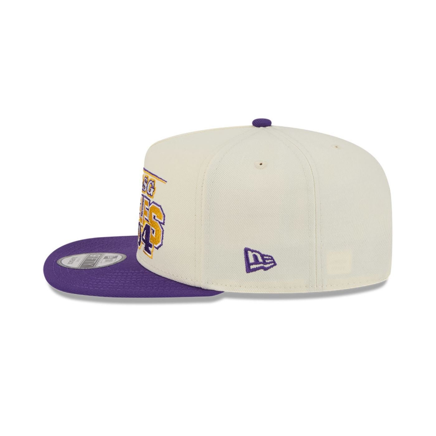 Bone New Era New Era 9FIFTY A-Frame Los Angeles Lakers NBA All-Star Game Hardwood Classic Off White 5