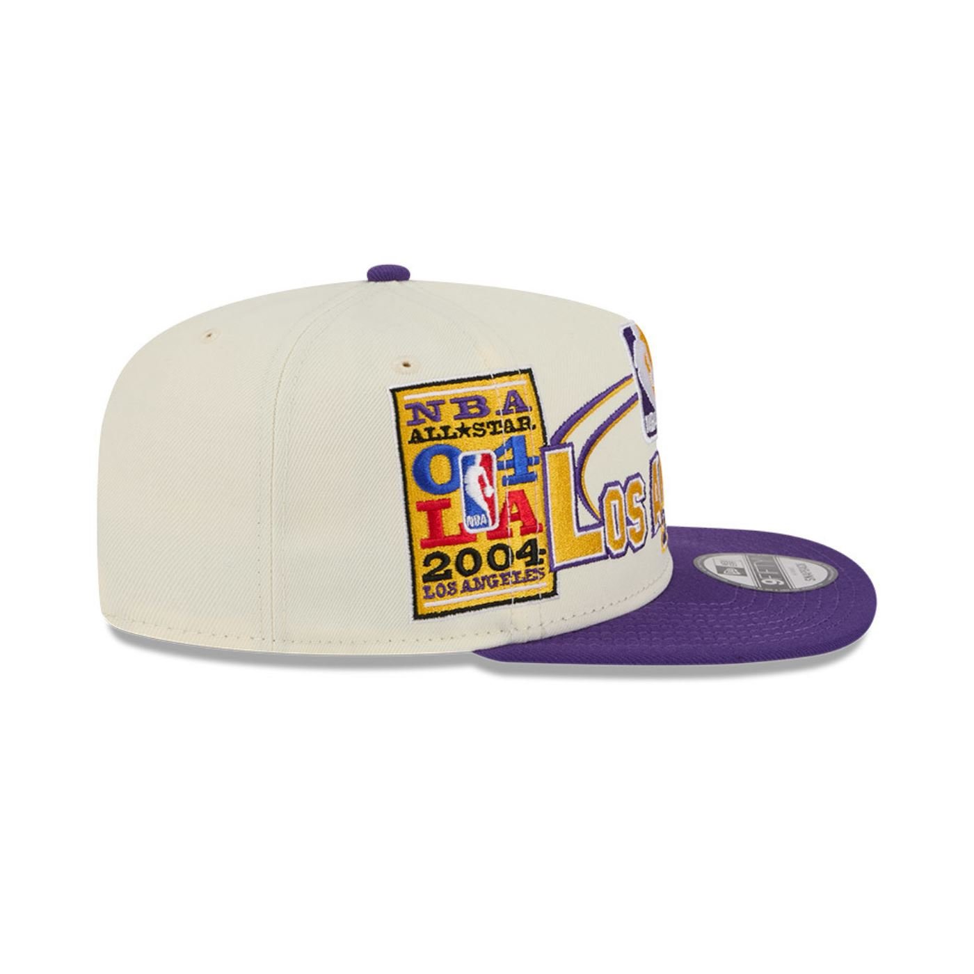 Bone New Era New Era 9FIFTY A-Frame Los Angeles Lakers NBA All-Star Game Hardwood Classic Off White 6