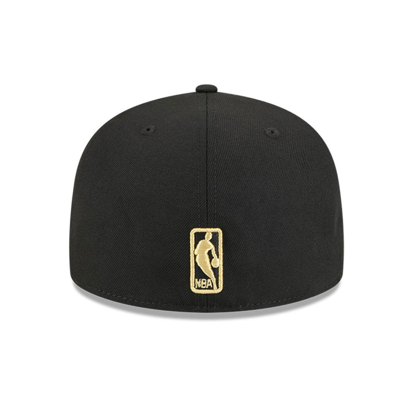 Bone New Era 59FIFTY Chicago Bulls NBA Preto Preto 4