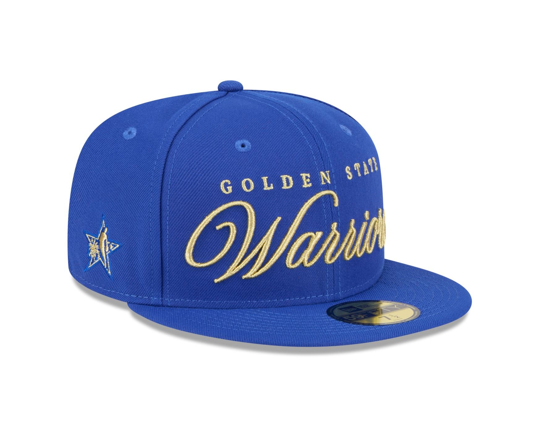 Bone New Era 59FIFTY Golden State Warriors NBA Azul Azul 3