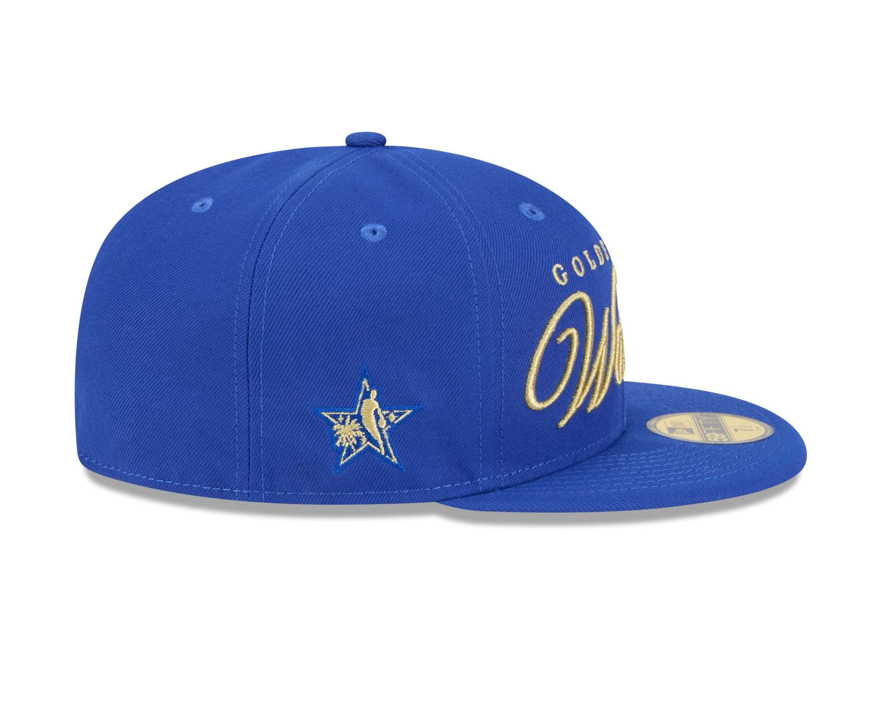 Bone New Era 59FIFTY Golden State Warriors NBA Azul Azul 6