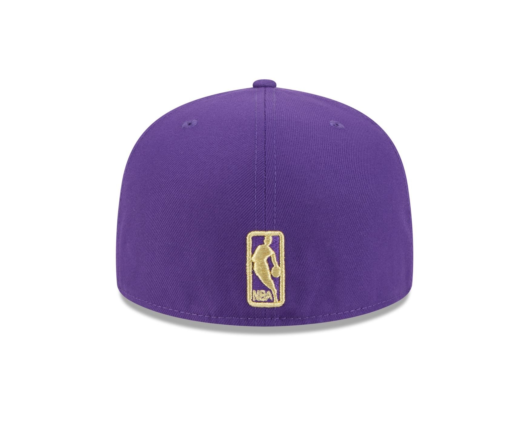 Bone New Era 59FIFTY Los Angeles Lakers NBA Roxo Roxo 4