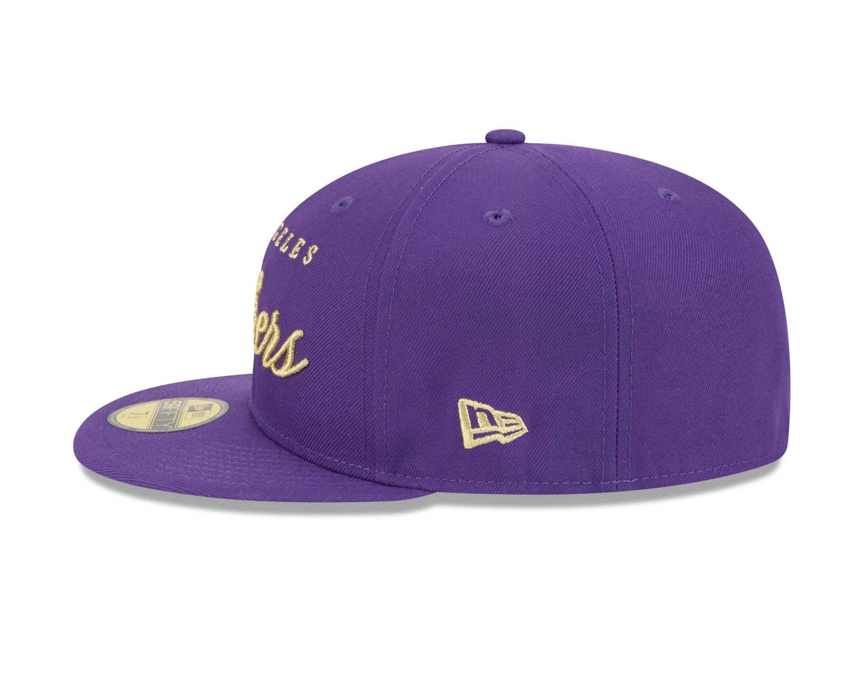 Bone New Era 59FIFTY Los Angeles Lakers NBA Roxo Roxo 5
