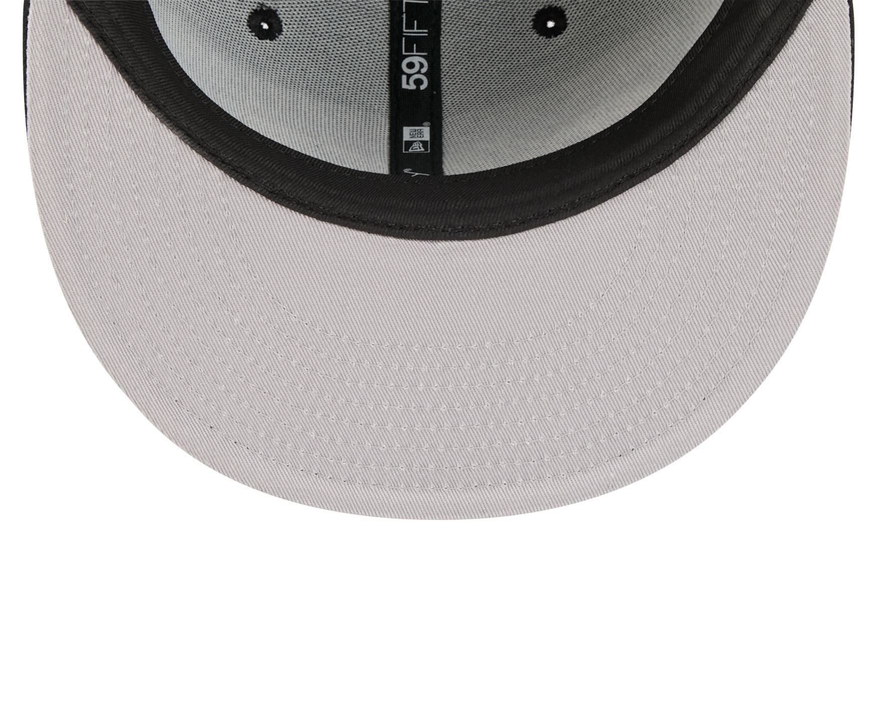 Bone New Era 59FIFTY NBA Preto Preto 7