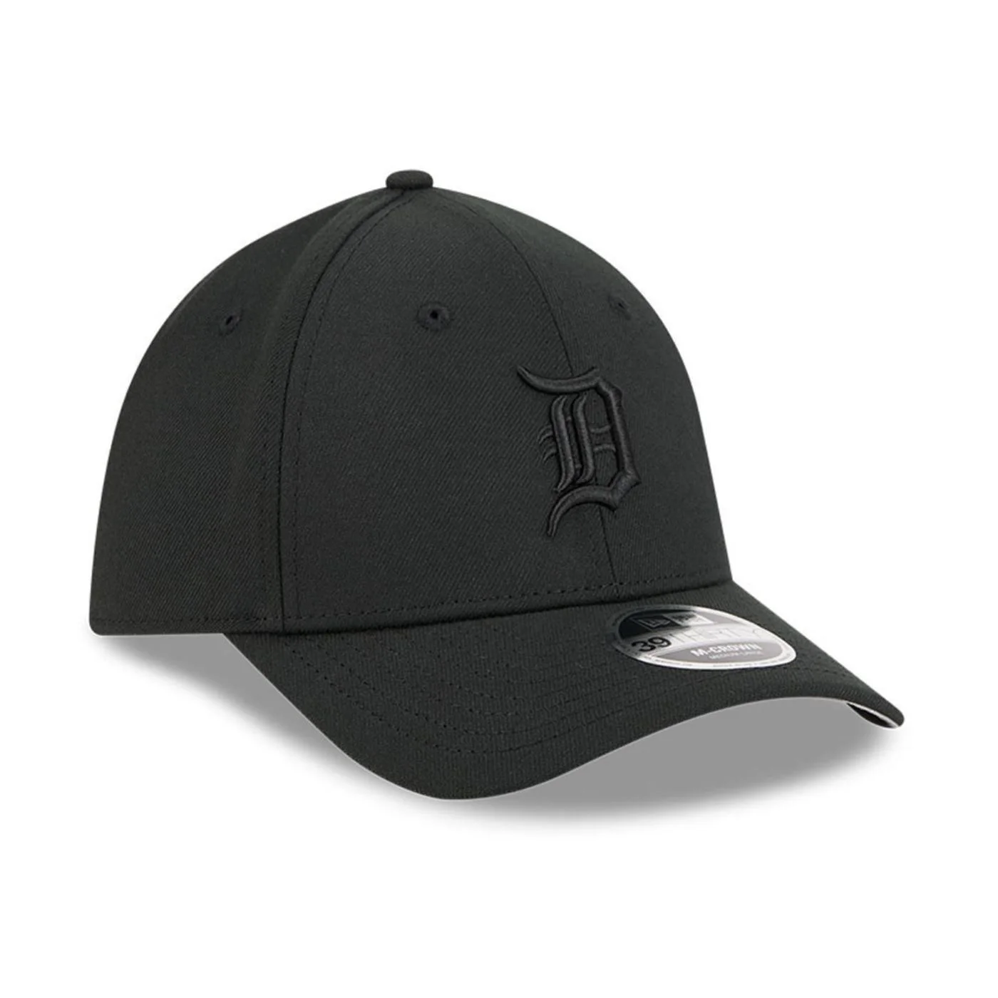 Bone New Era 39THIRTY M-Crown Detroit Tigers MLB Preto Preto 3