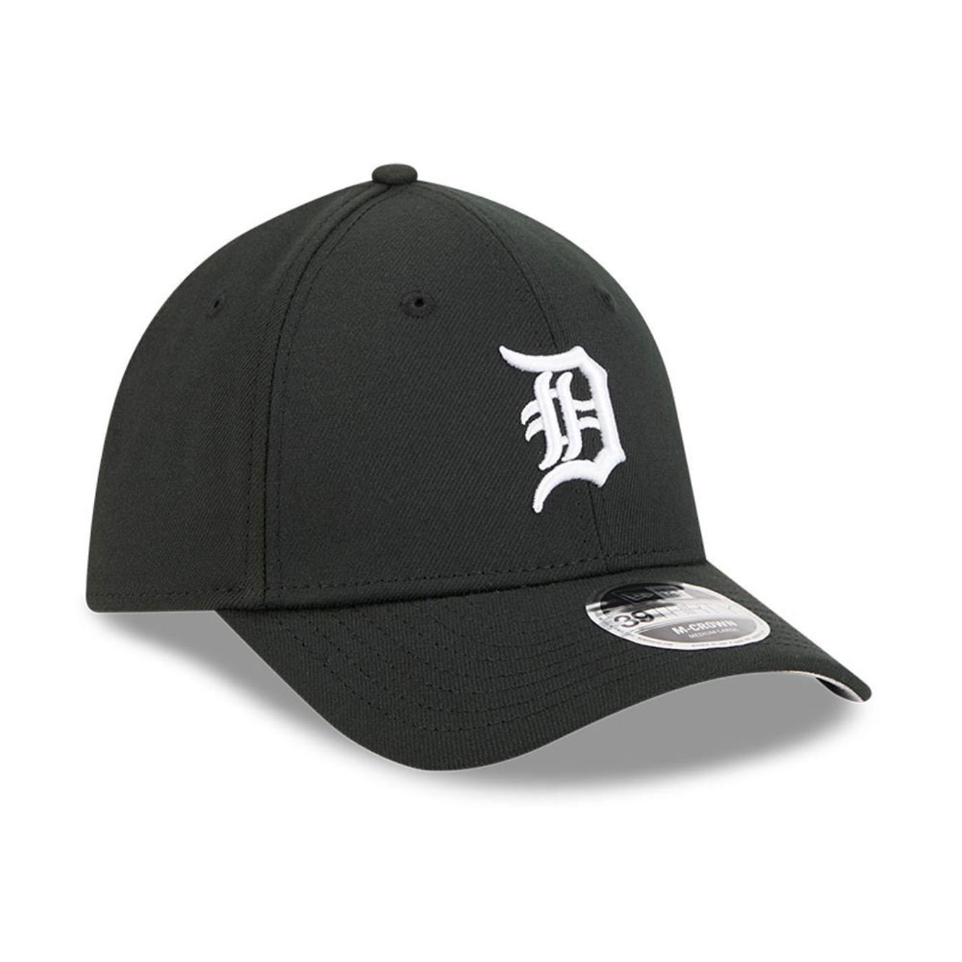 Bone New Era 39THIRTY M-Crown Detroit Tigers MLB Preto Preto 3