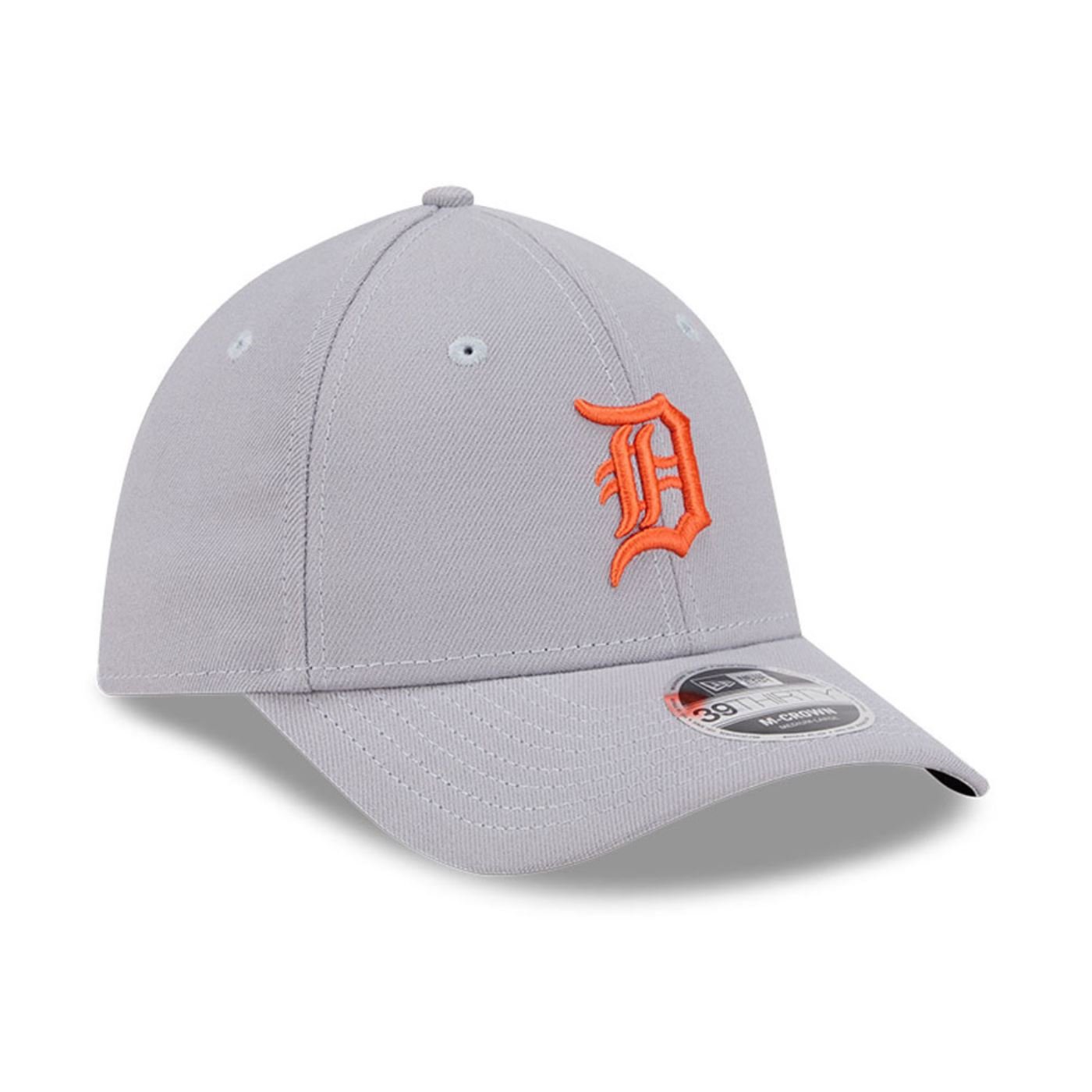 Bone New Era 39THIRTY M-Crown Detroit Tigers MLB Cinza Cinza 3