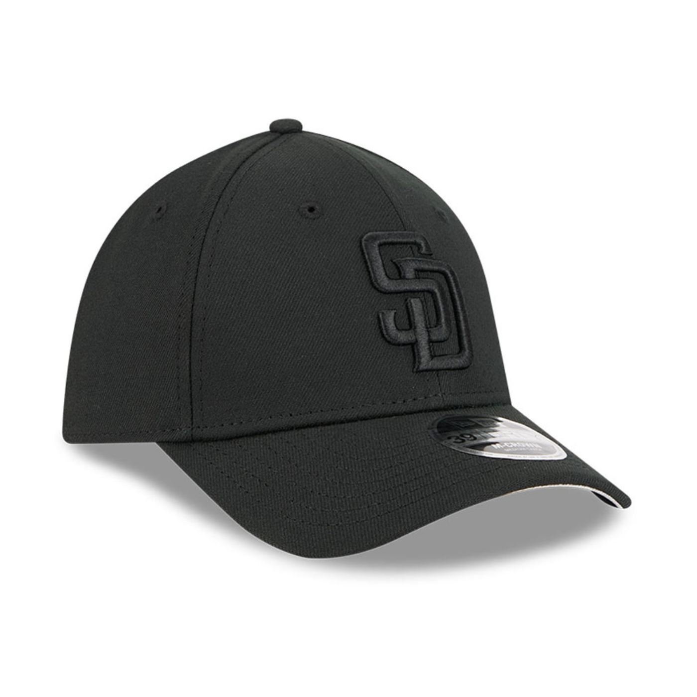Bone New Era 39THIRTY M-Crown San Diego Padres MLB Preto Preto 3