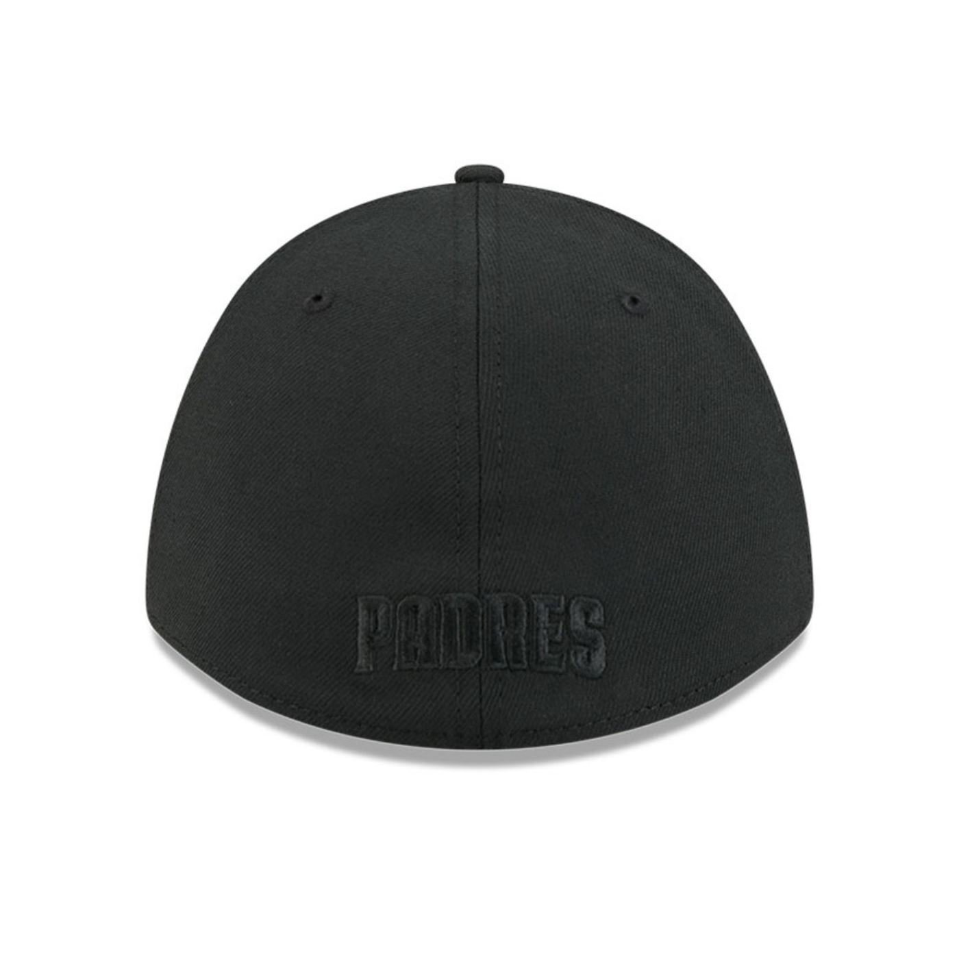 Bone New Era 39THIRTY M-Crown San Diego Padres MLB Preto Preto 4