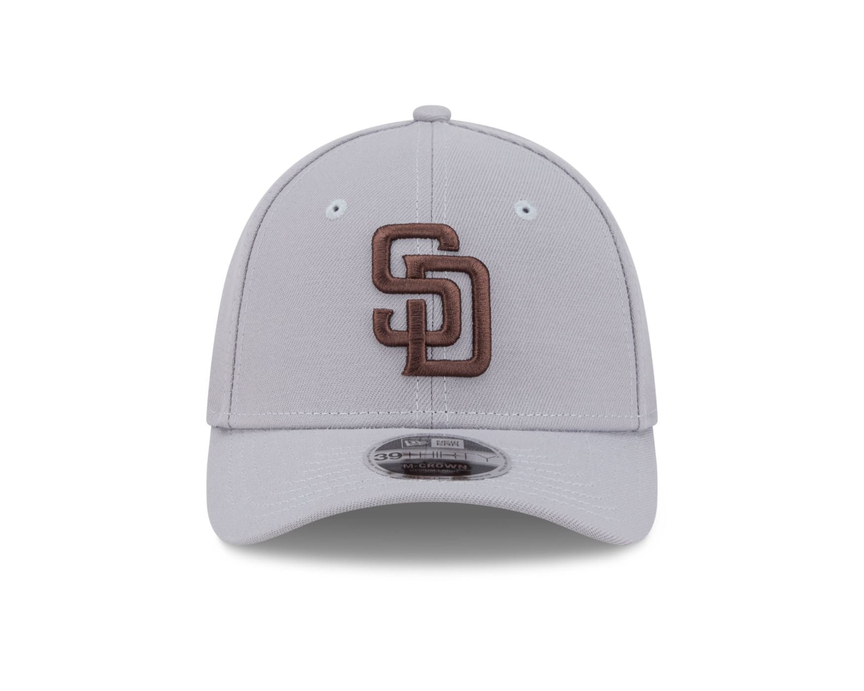 Bone New Era 39THIRTY M-Crown San Diego Padres MLB Cinza Cinza 2