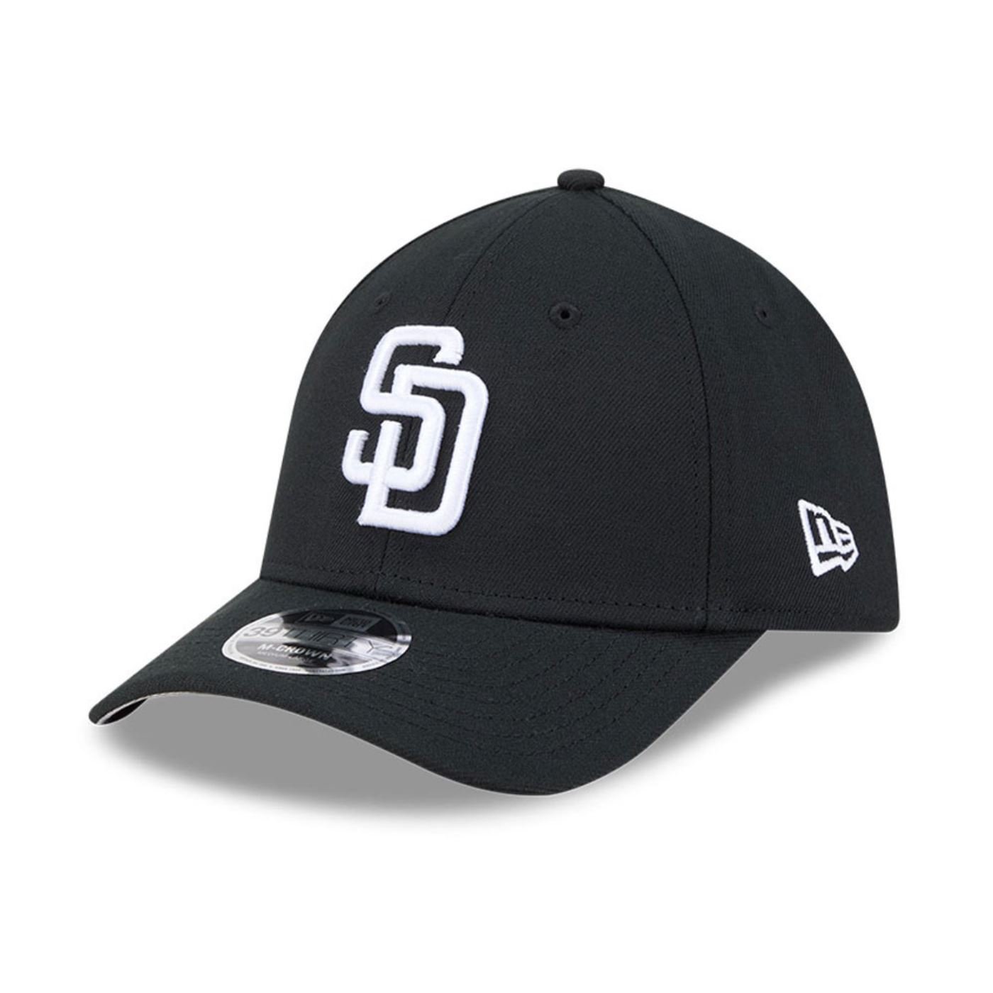 Bone New Era 39THIRTY M-Crown San Diego Padres MLB Preto