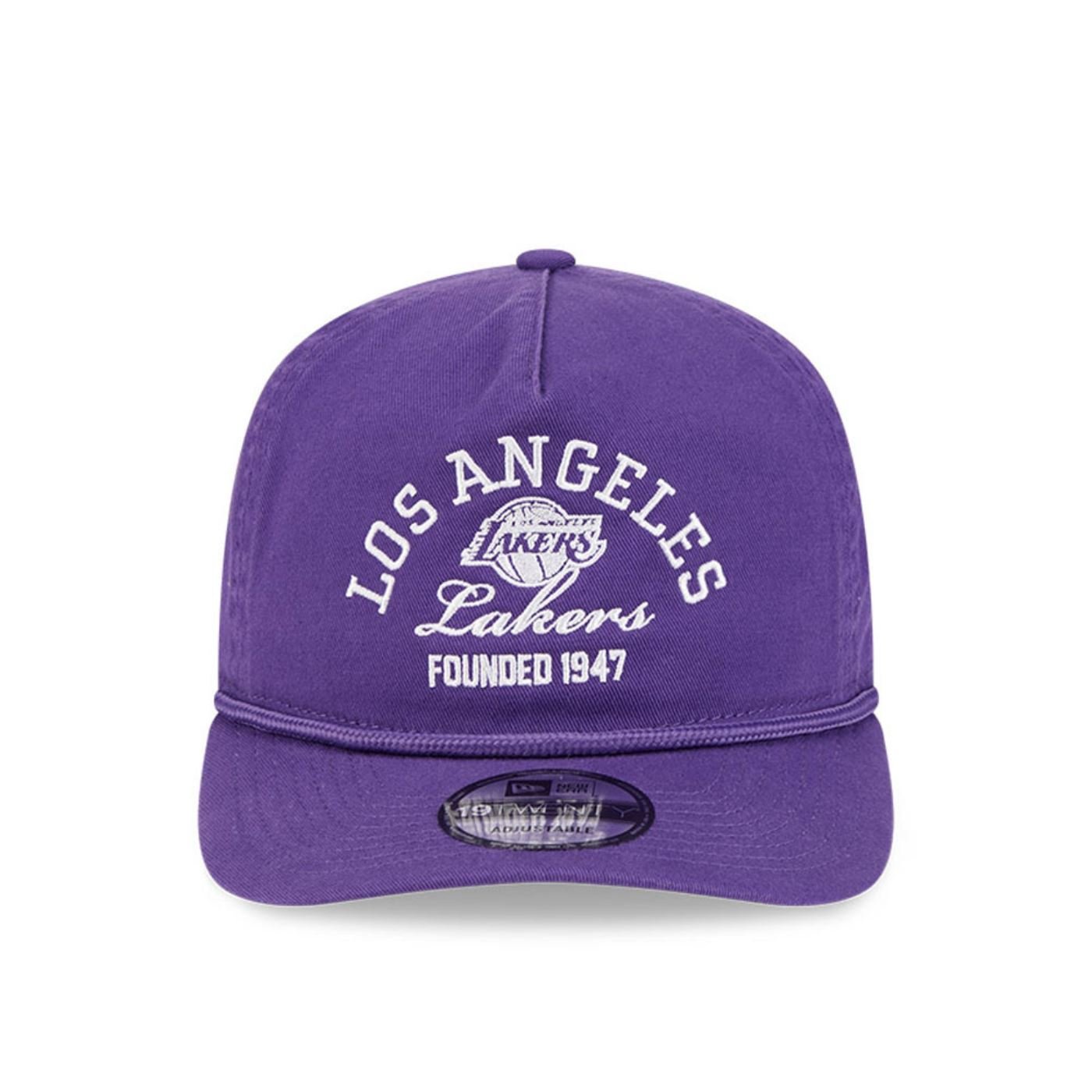 Bone New Era 19TWENTY Los Angeles Lakers NBA Roxo Roxo 2