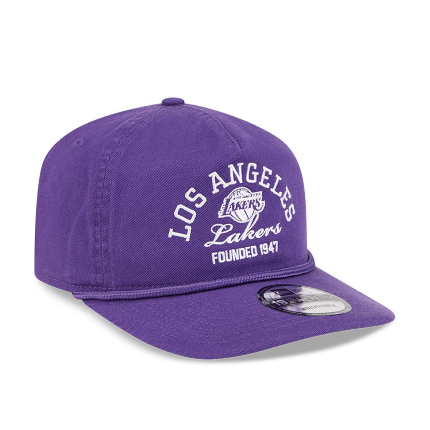 Bone New Era 19TWENTY Los Angeles Lakers NBA Roxo Roxo 3