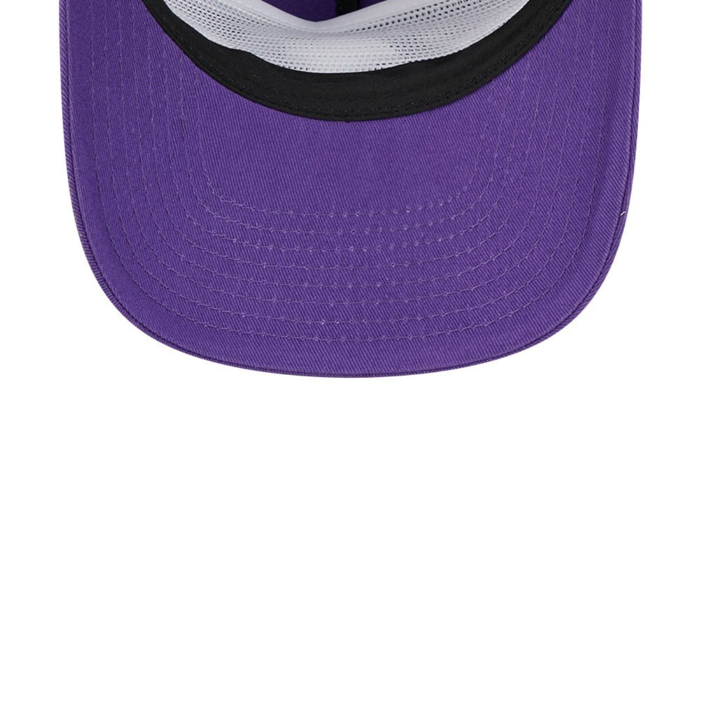 Bone New Era 19TWENTY Los Angeles Lakers NBA Roxo Roxo 7
