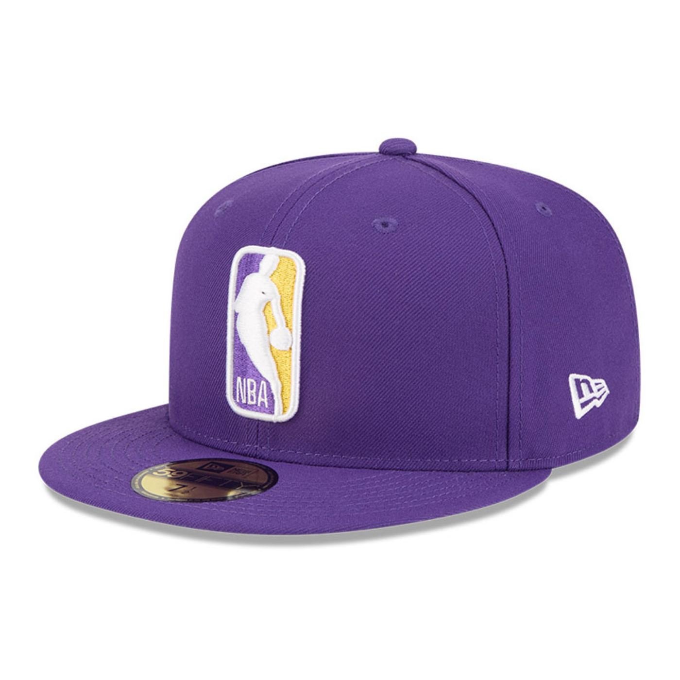 Bone New Era 59FIFTY Los Angeles Lakers NBA Roxo