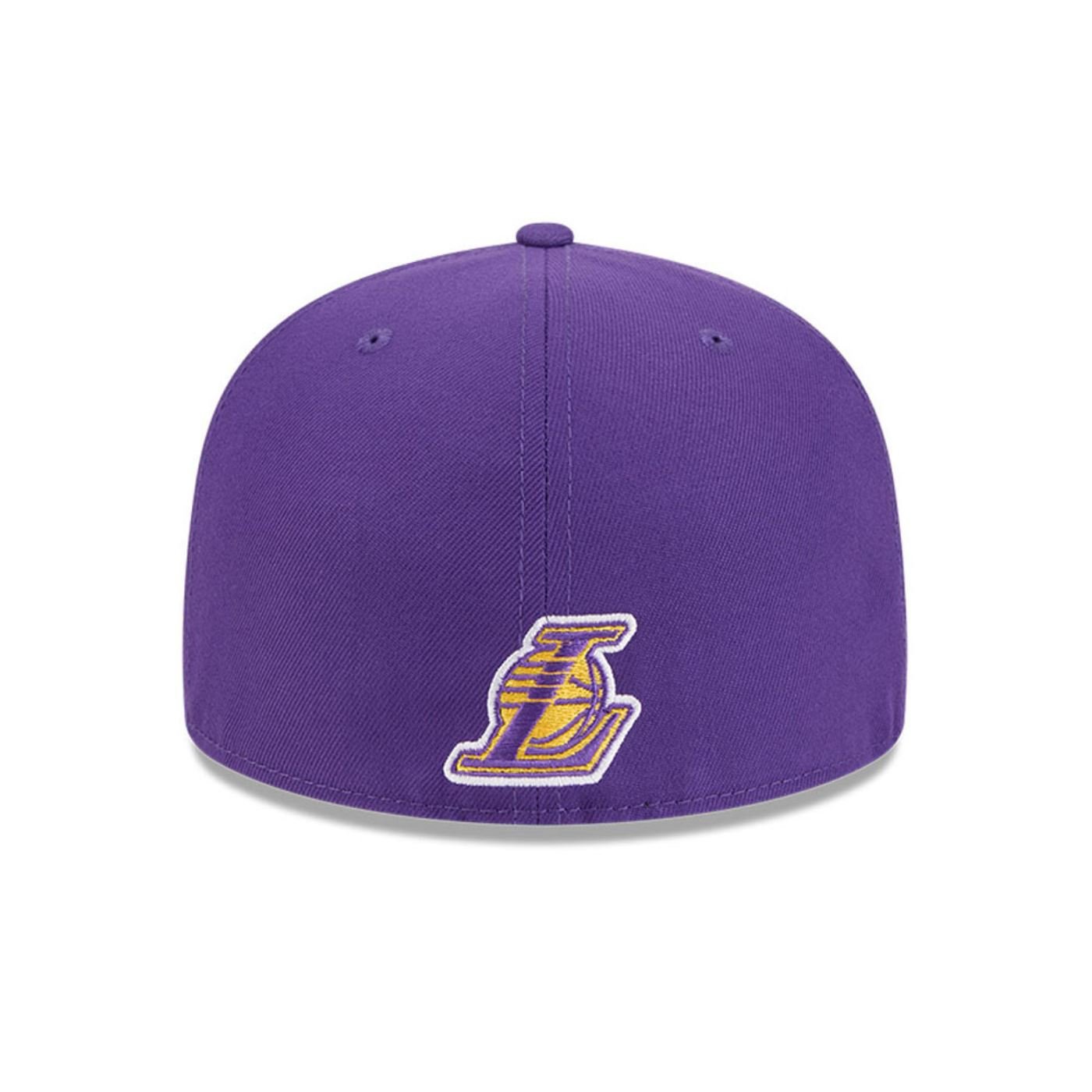 Bone New Era 59FIFTY Los Angeles Lakers NBA Roxo Roxo 4