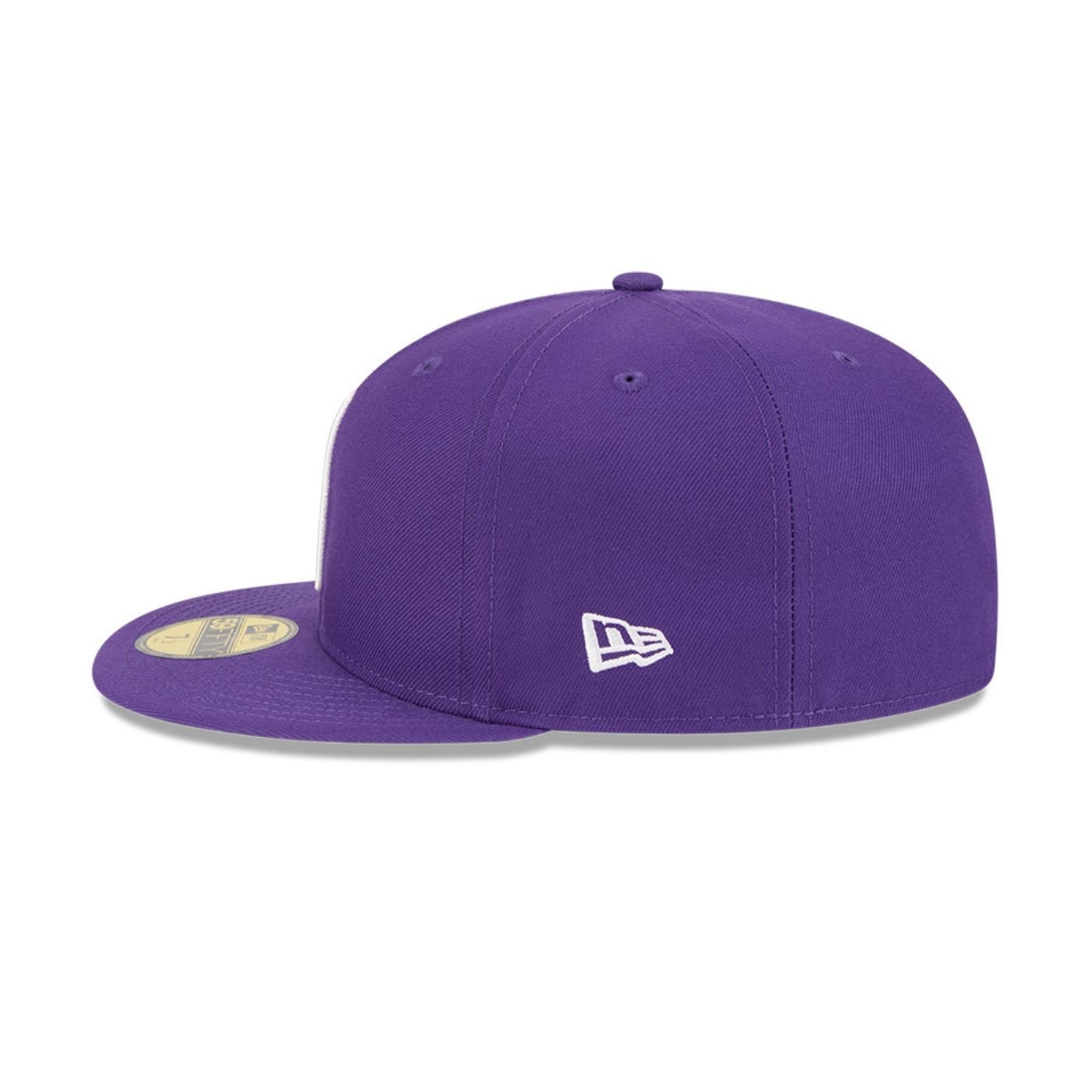 Bone New Era 59FIFTY Los Angeles Lakers NBA Roxo Roxo 5