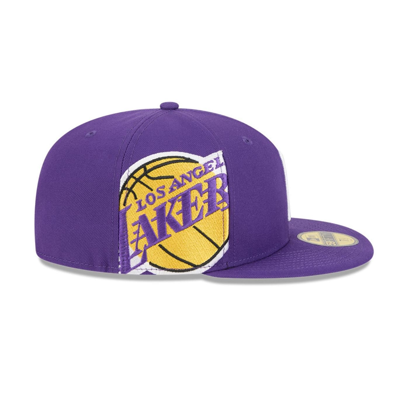 Bone New Era 59FIFTY Los Angeles Lakers NBA Roxo Roxo 6