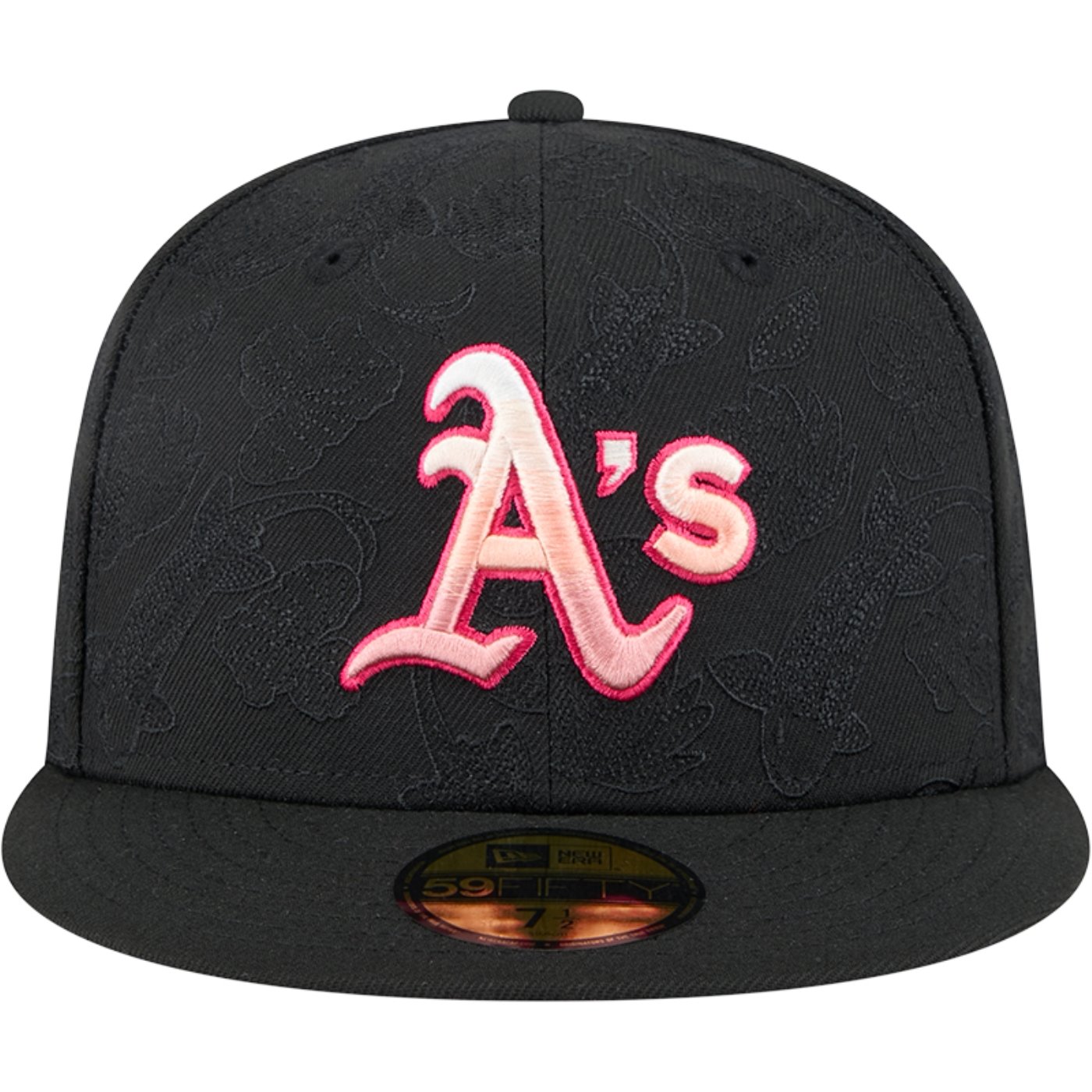 Bone New Era 59FIFTY Fitted Athletics Tonal Koi Preto 4