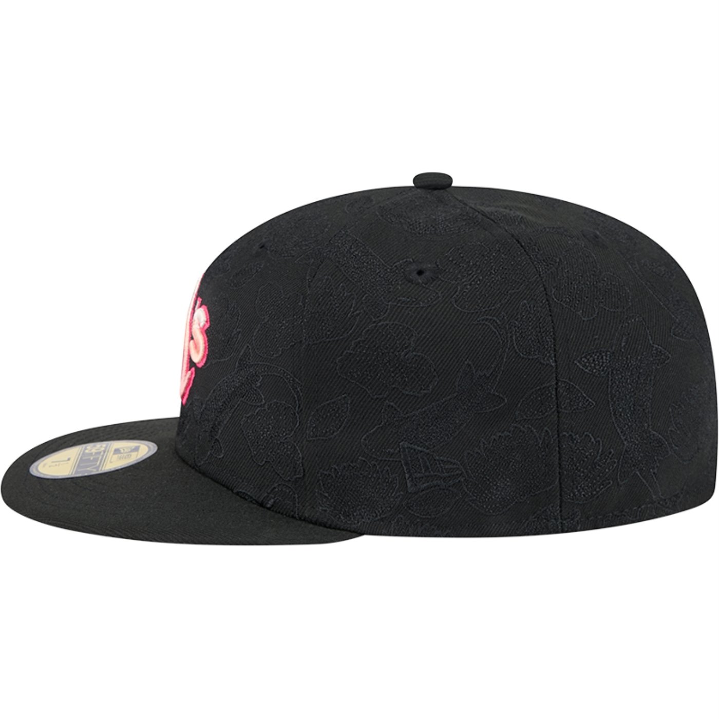 Bone New Era 59FIFTY Fitted Athletics Tonal Koi Preto 6