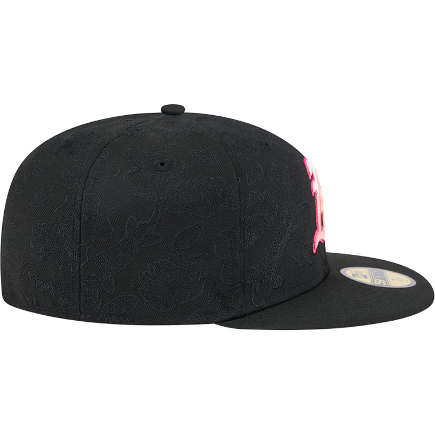 Bone New Era 59FIFTY Fitted Athletics Tonal Koi Preto 7