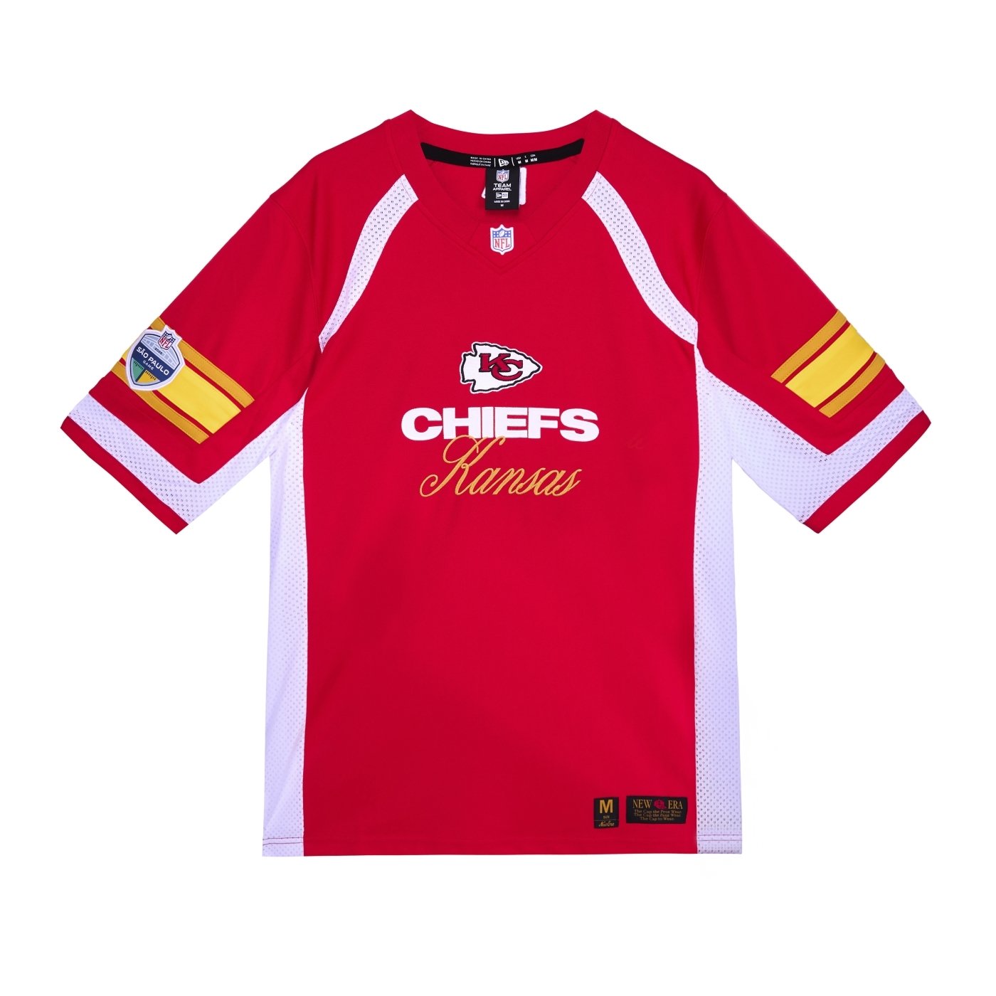 Camiseta New Era Jersey Kansas City Chiefs NFL Game 2025 Vermelho 2