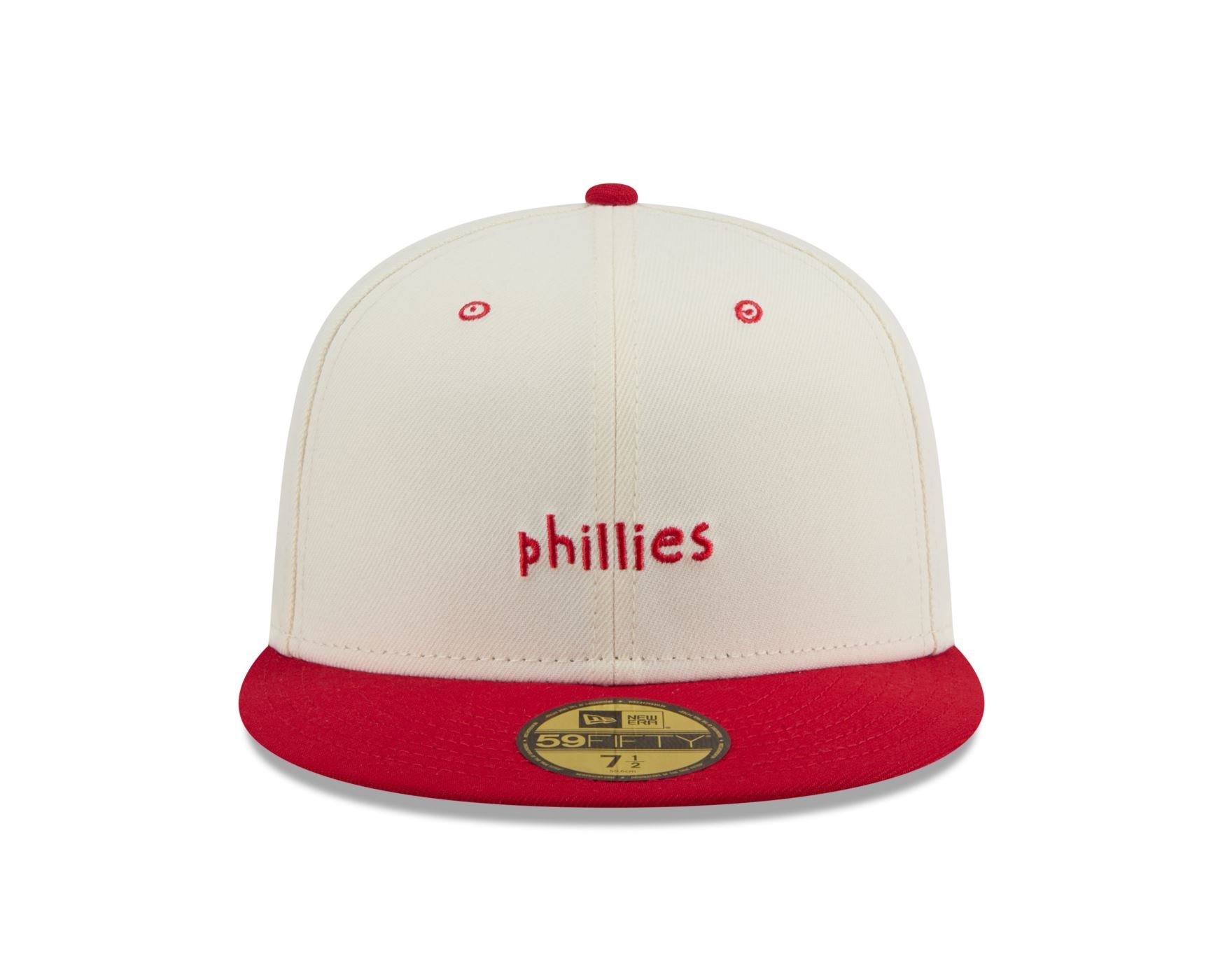 Bone New Era 59FIFTY Philadelphia Phillies MLB Off White Off White 2